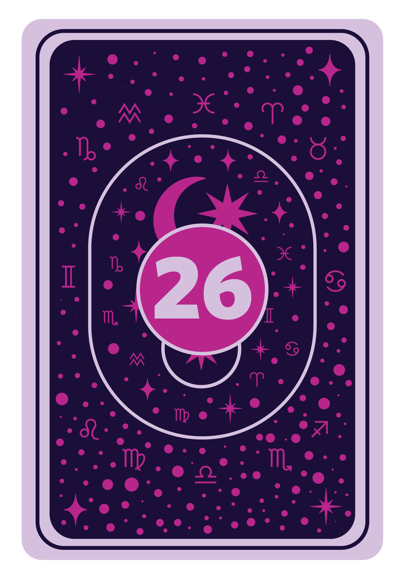 Reverse Side | Queen of Hearts Game Card- 26