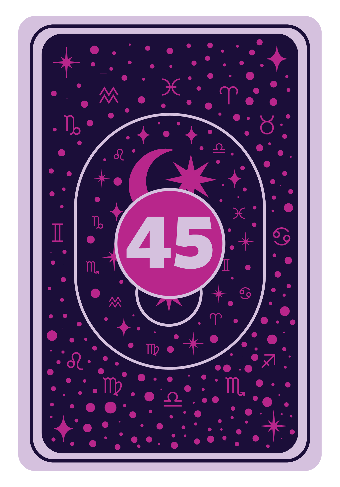 Reverse Side | Queen of Hearts Game Card- 45