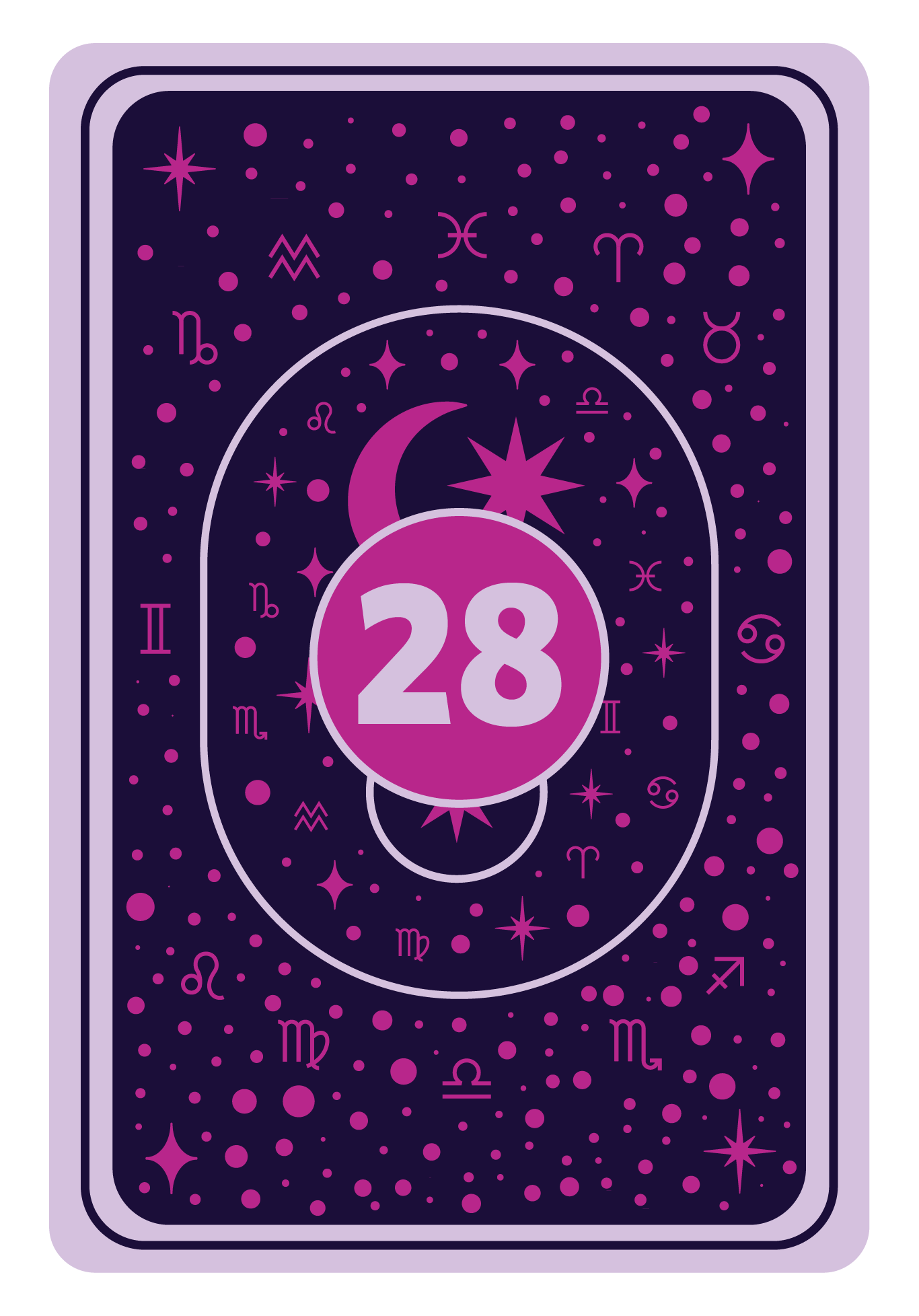 Reverse Side | Queen of Hearts Game Card- 28