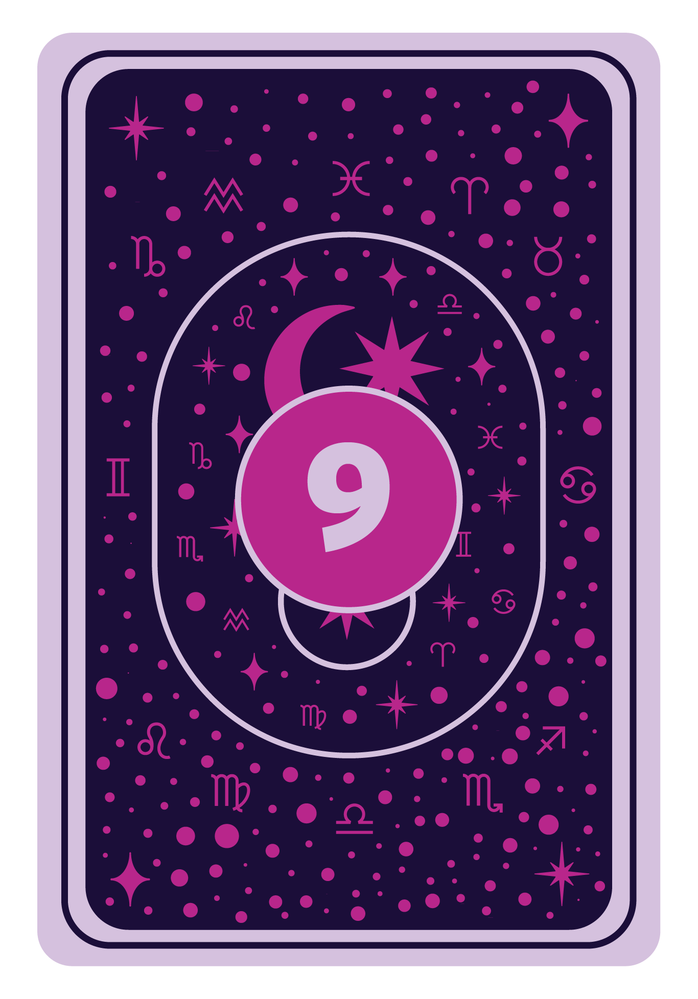 Reverse Side | Queen of Hearts Game Card- 9