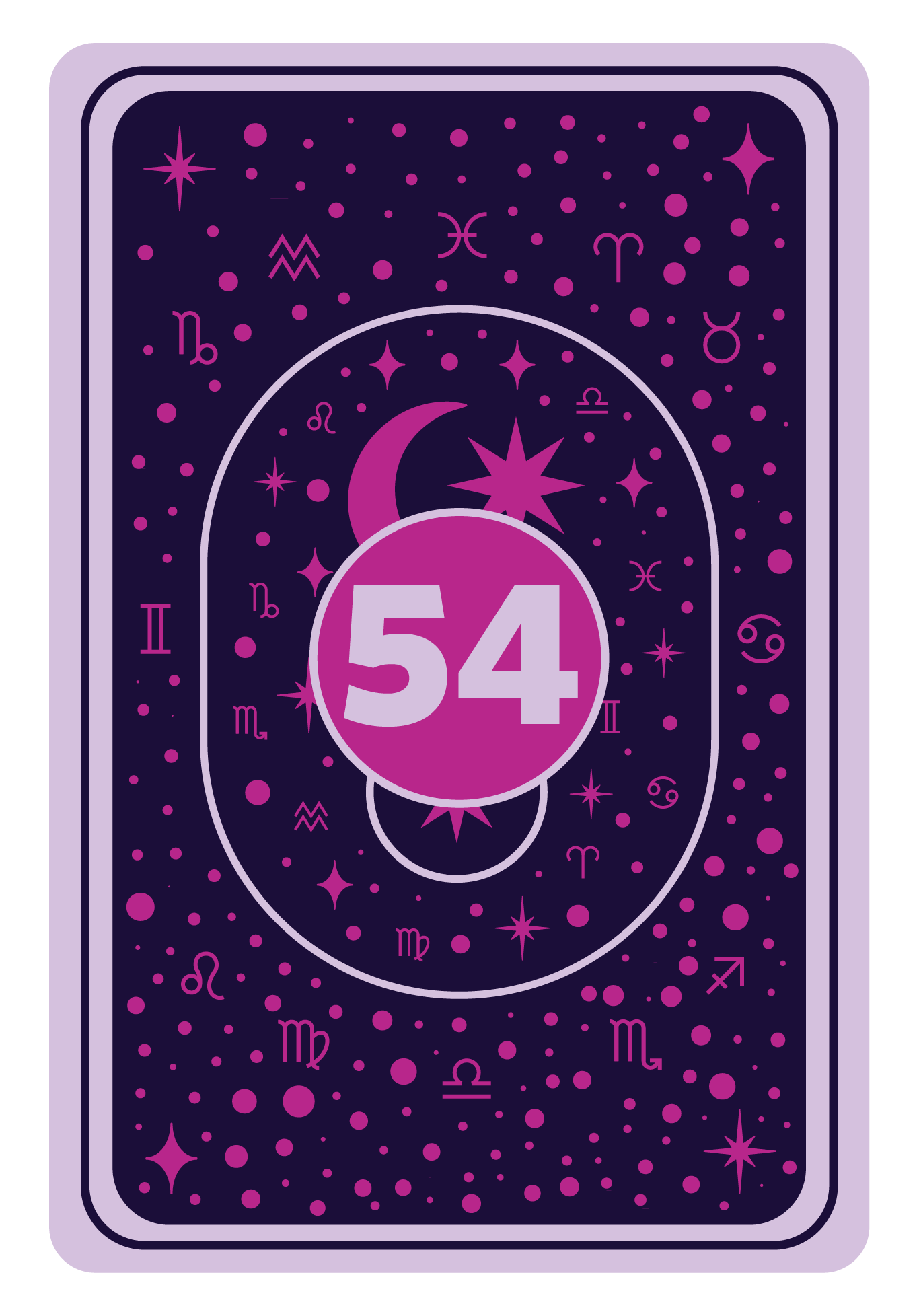 Reverse Side | Queen of Hearts Game Card- 54