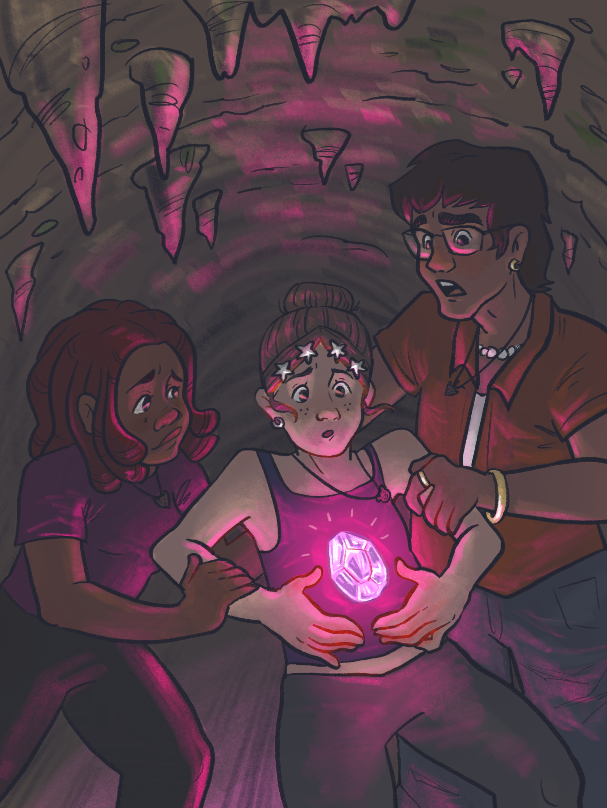 e-book page, Procreate, 2025
