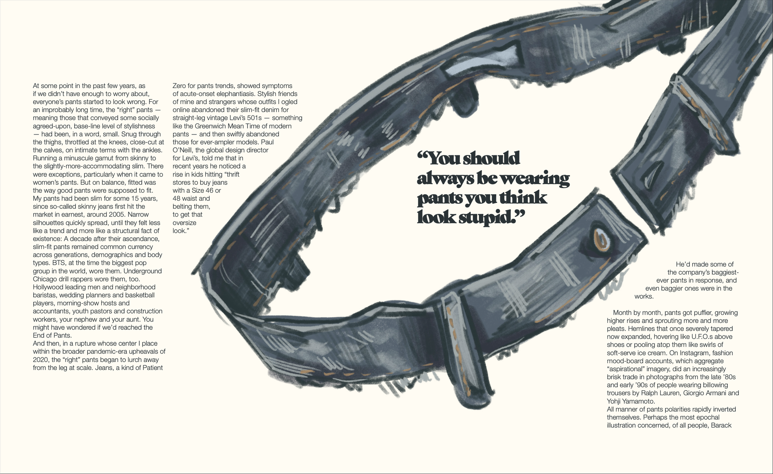 NY Times Magazine cover redesign, Procreate, InDesign, 2025