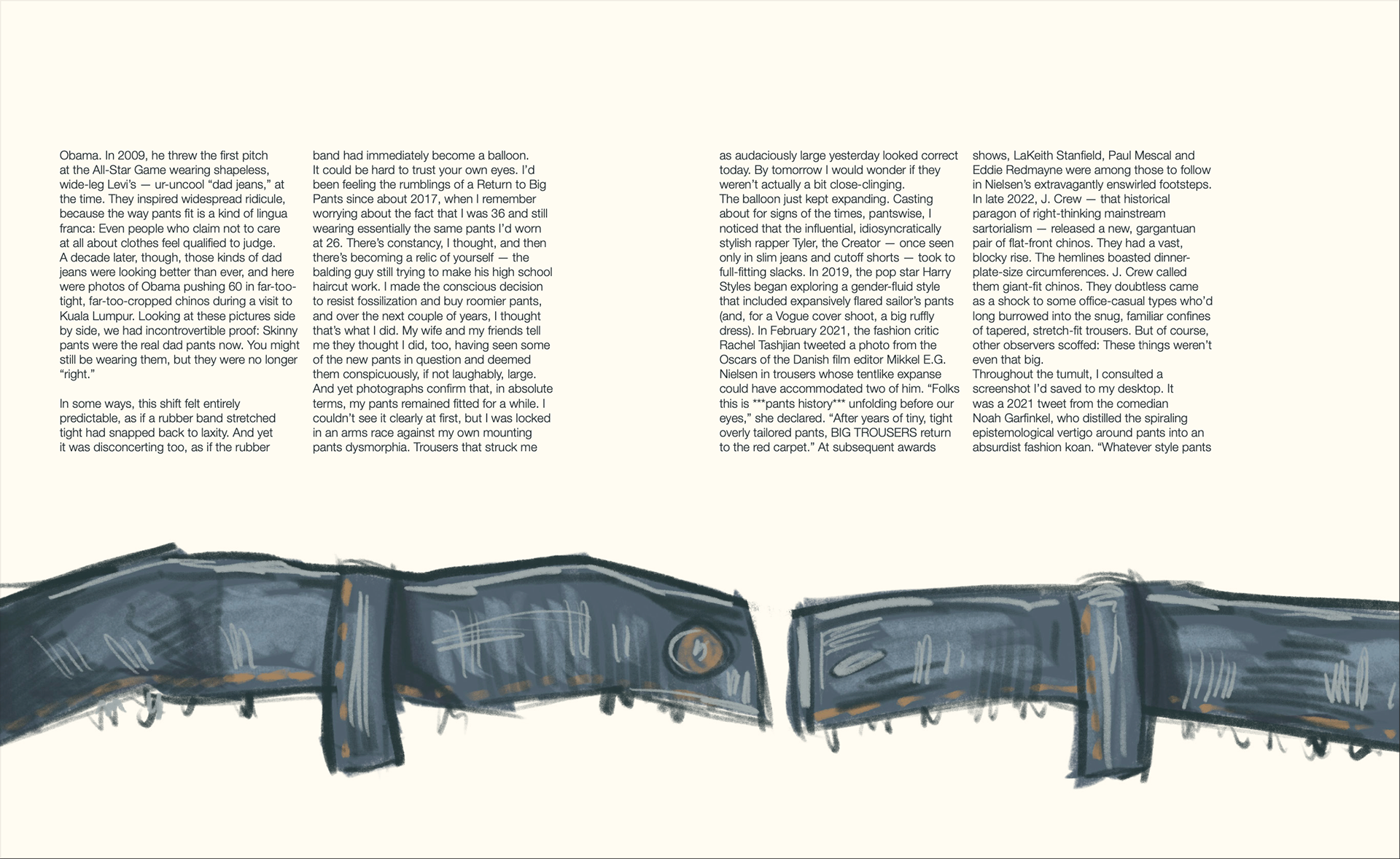NY Times Magazine cover redesign, Procreate, InDesign, 2025
