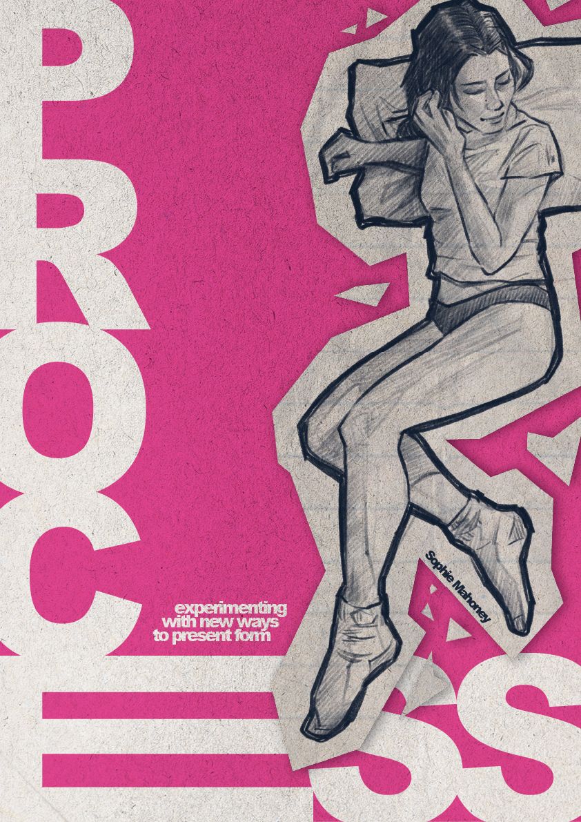 "Process", exhibition poster, Procreate, Illustrator, Photoshop, 2025