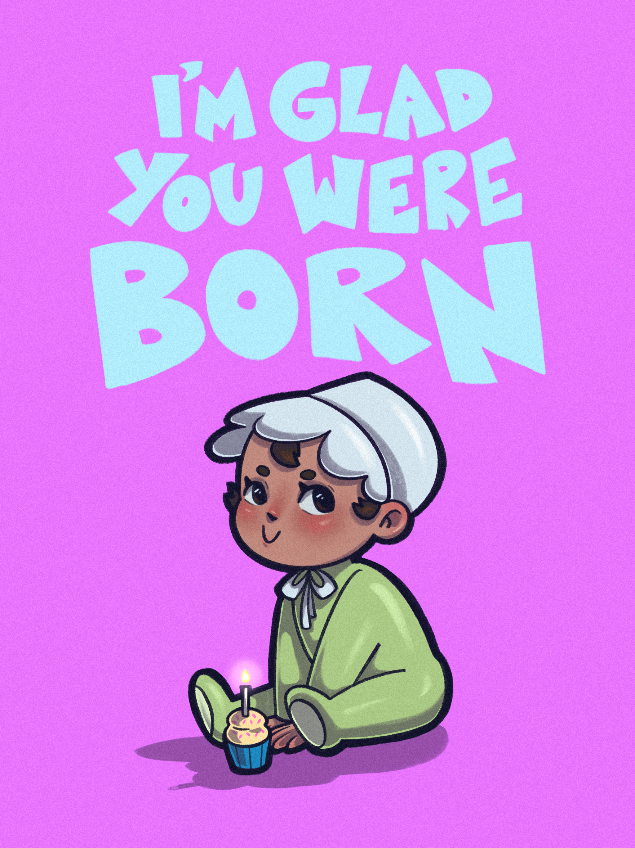 Greeting card designs, Procreate, 2024