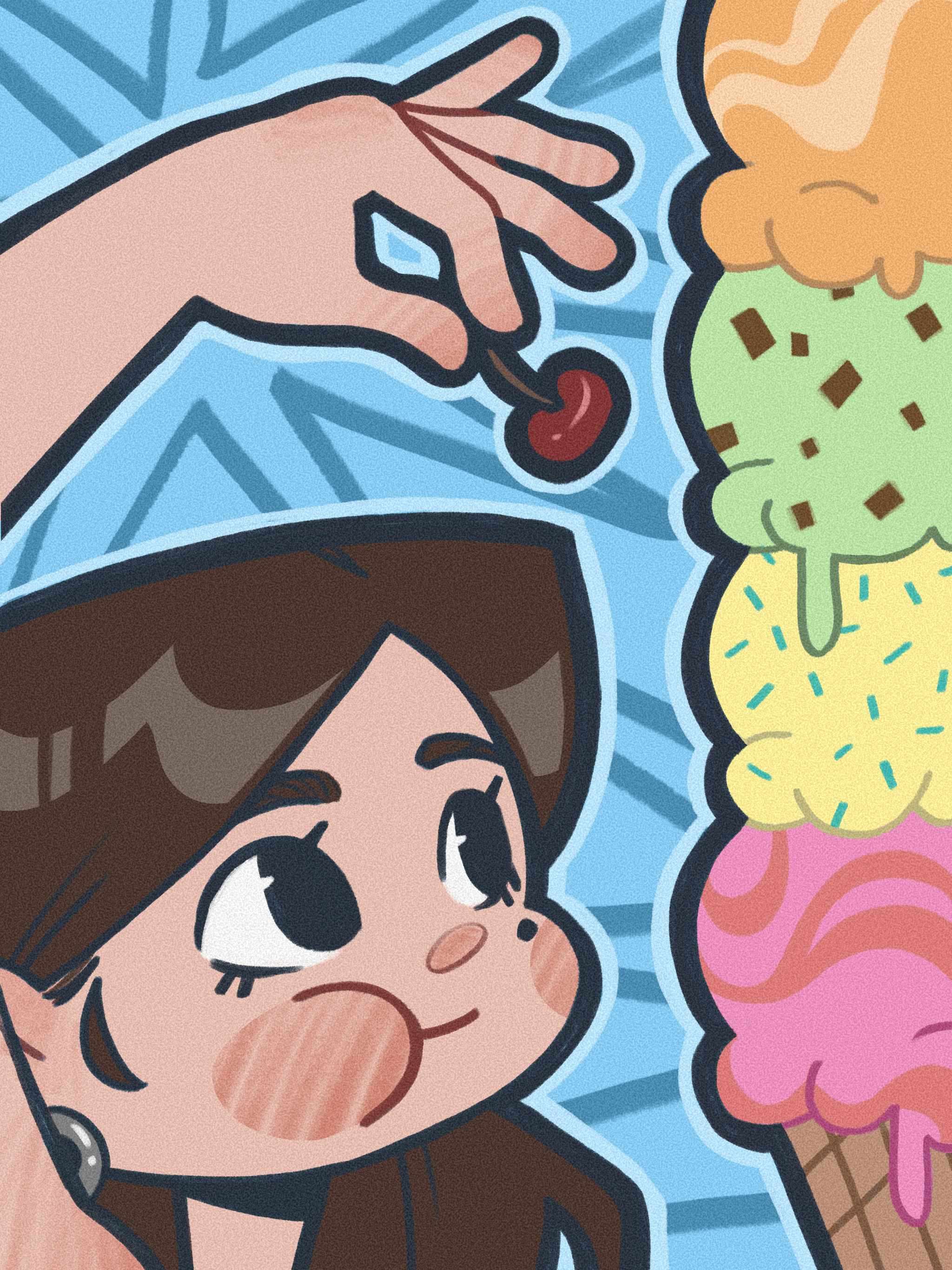 "Sweet Treat!" Procreate, 2025