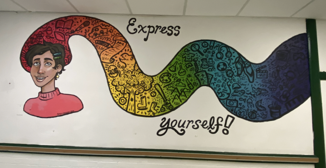 Highland Elementary School hallway, 2019