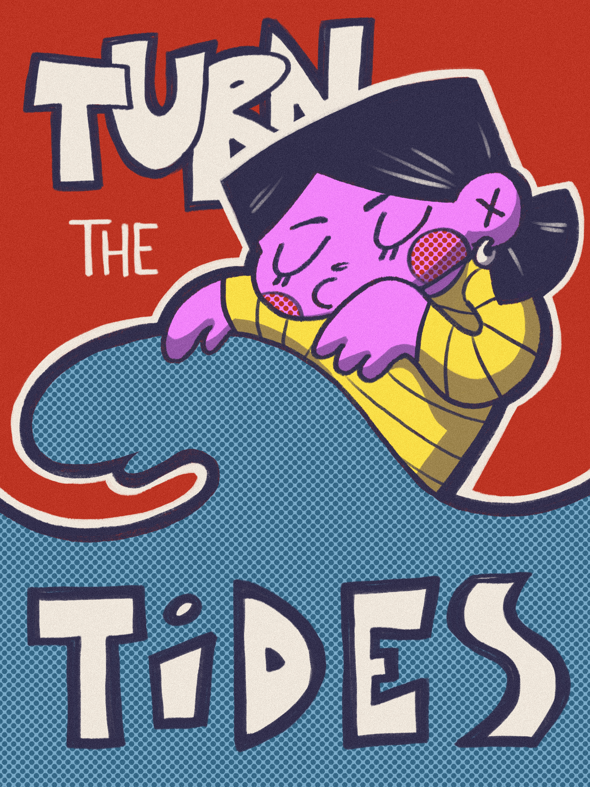 "Turn the Tides", Procreate, 2025