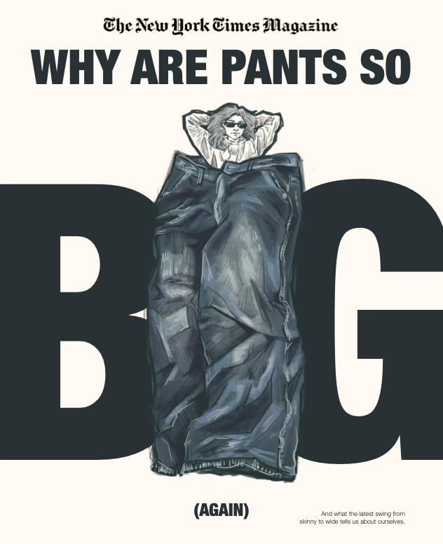 NY Times Magazine cover redesign, Procreate, InDesign, 2025