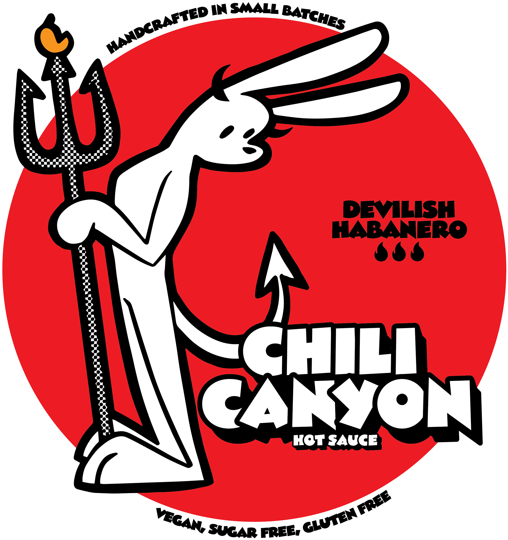 Hot hot sauce label design, Procreate, Illustrator, 2024