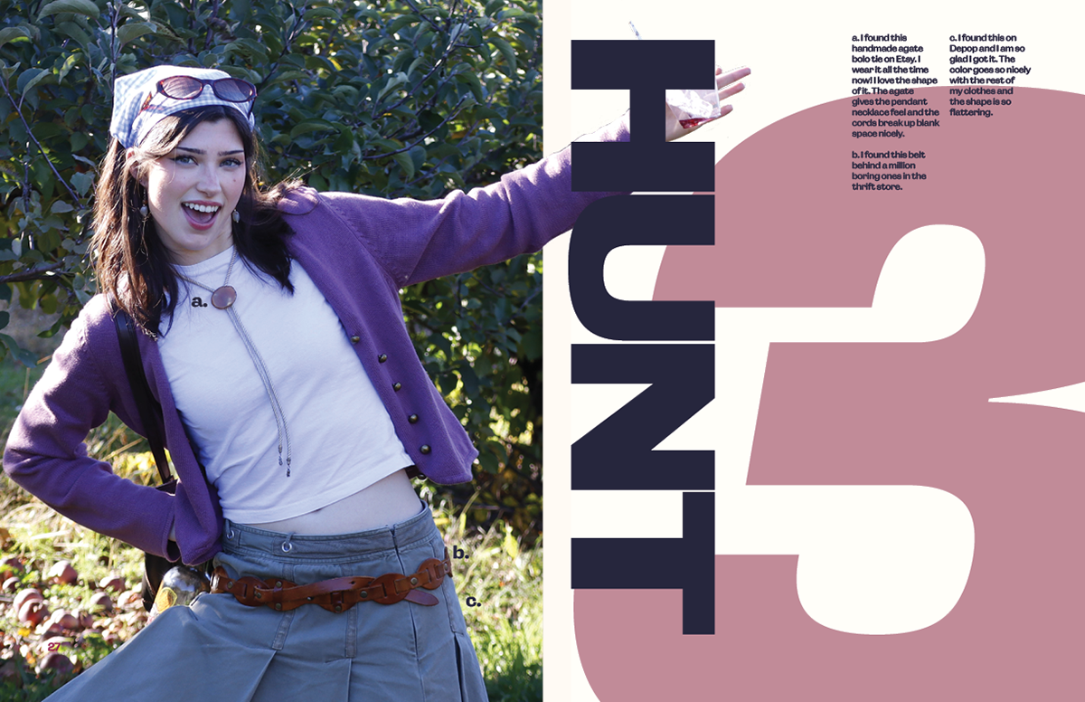 "Find" magazine, InDesign, 2024
