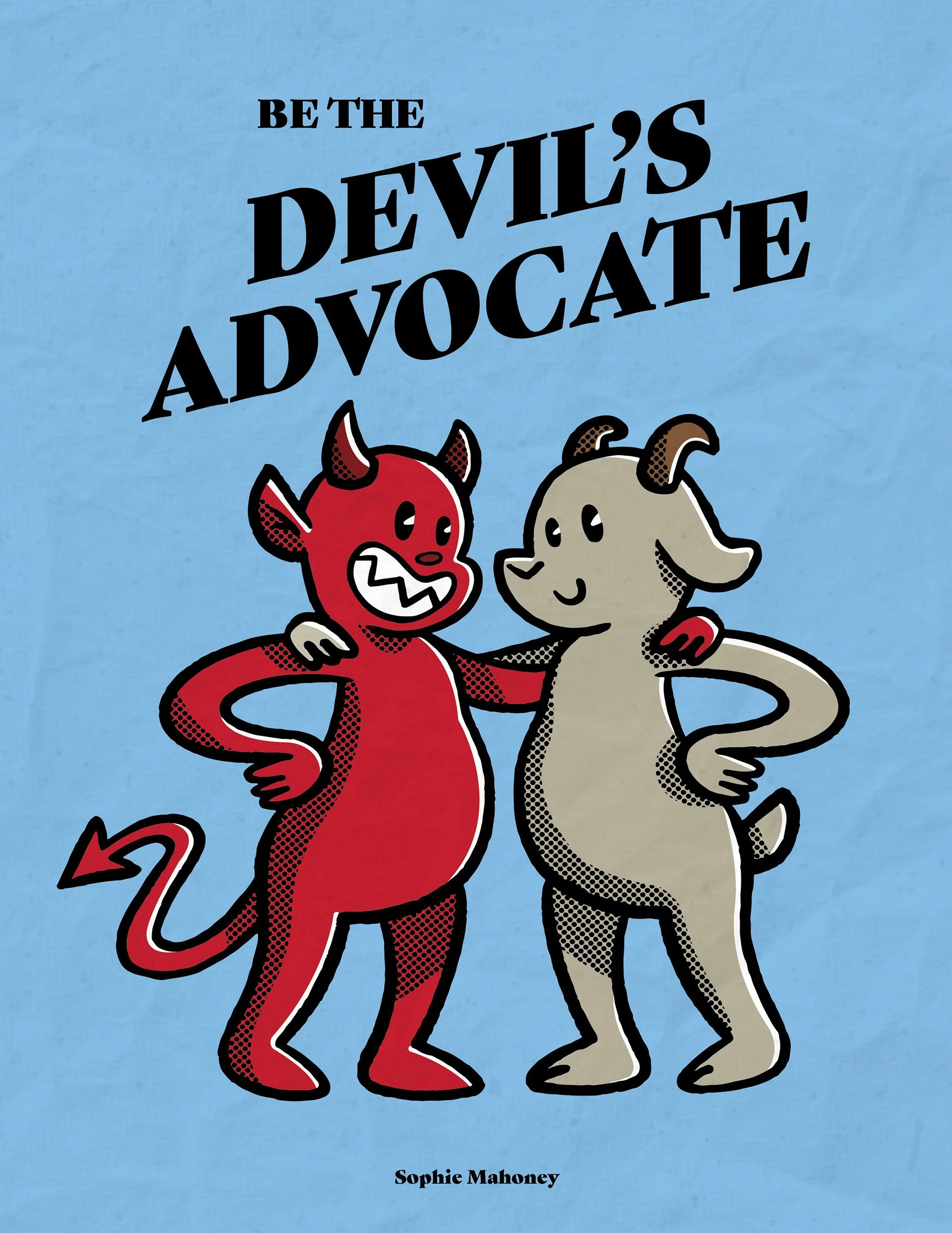 Devil's advocate poster, Procreate, Illustrator, Photoshop, 2022