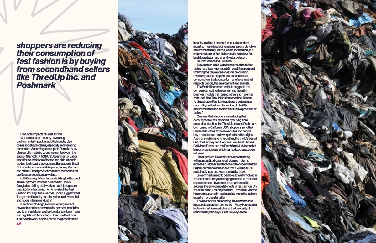 "Find" magazine, InDesign, 2024