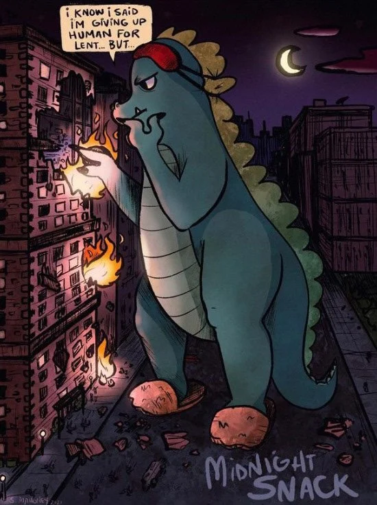 "Midnight Snack", Procreate, 2021