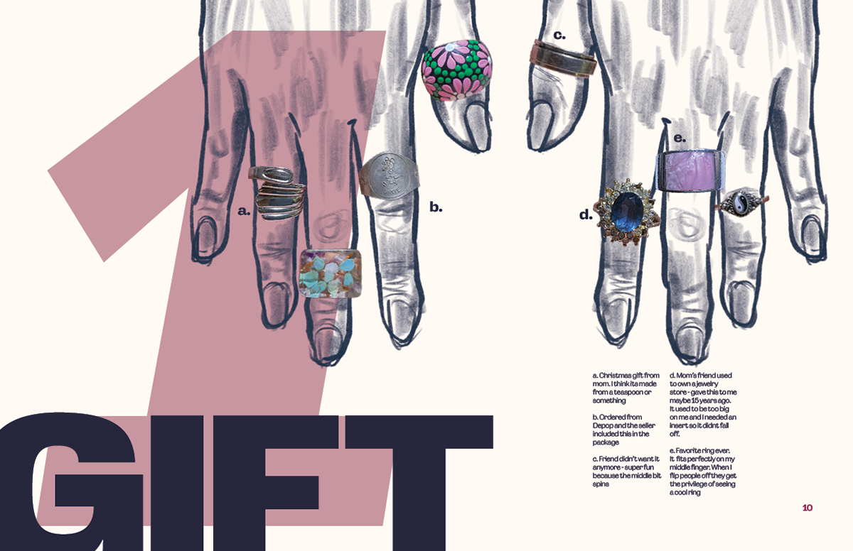 "Find" magazine, InDesign, 2024