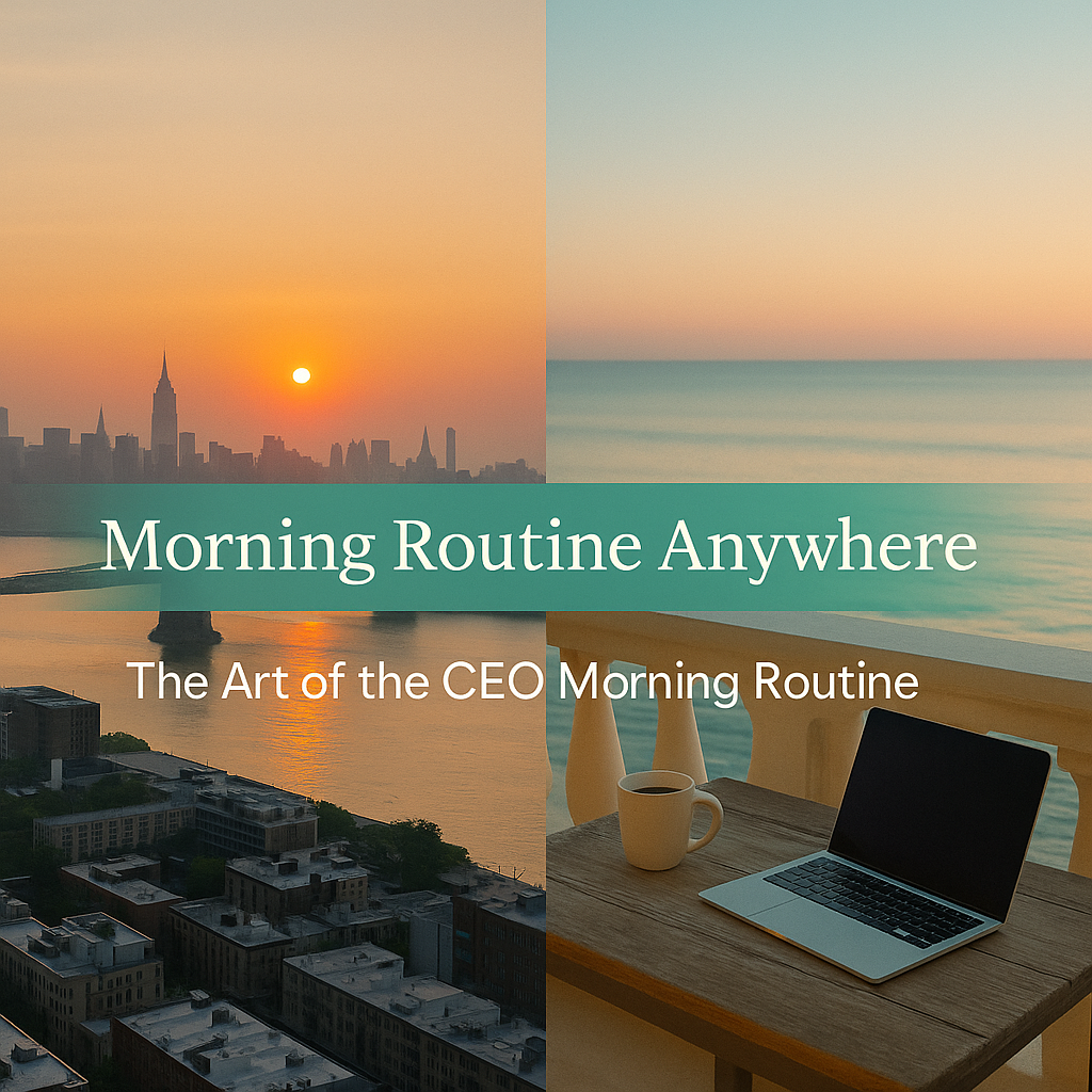 The Art of the CEO Morning Routine—Even When You’re in a Different Time Zone