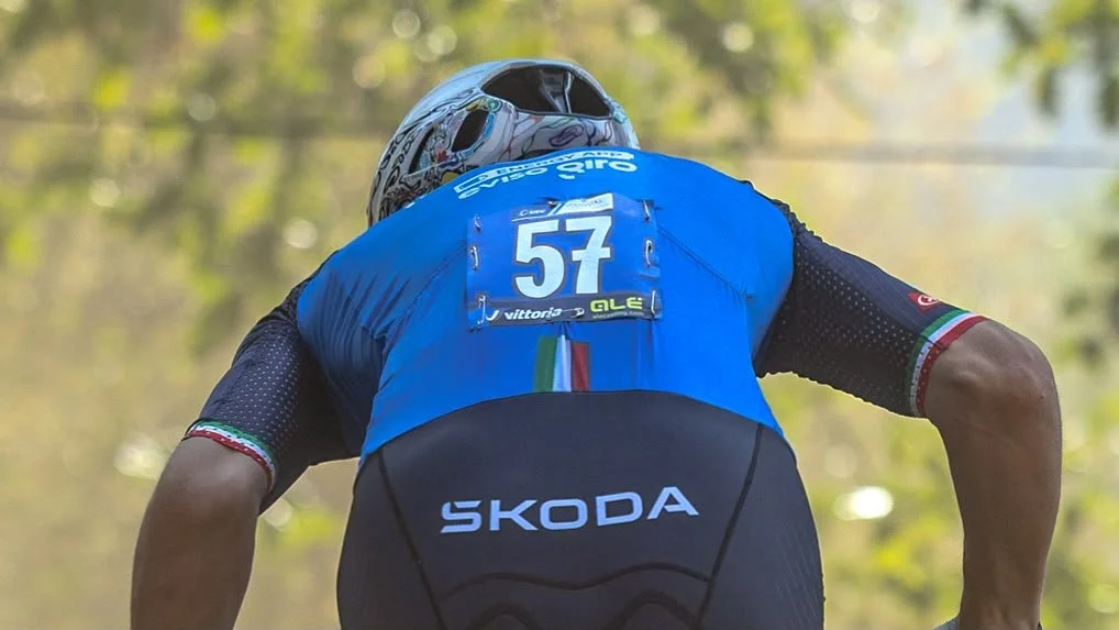 Paolo Costa al via dei Campionati Europei di XCC e XCO