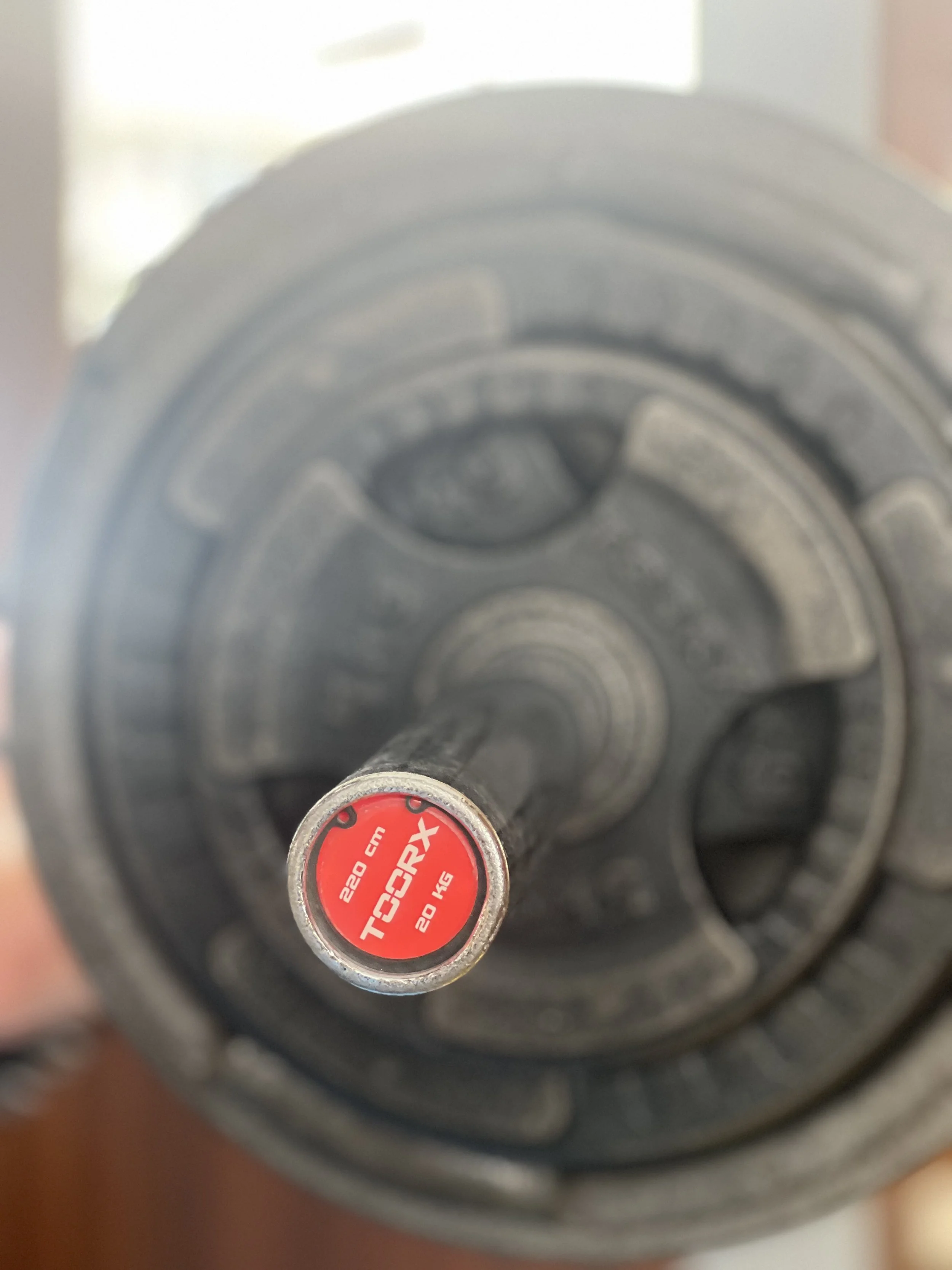Pesi da palestra con peso di 20 kg e una barra da 220 cm di lunghezza