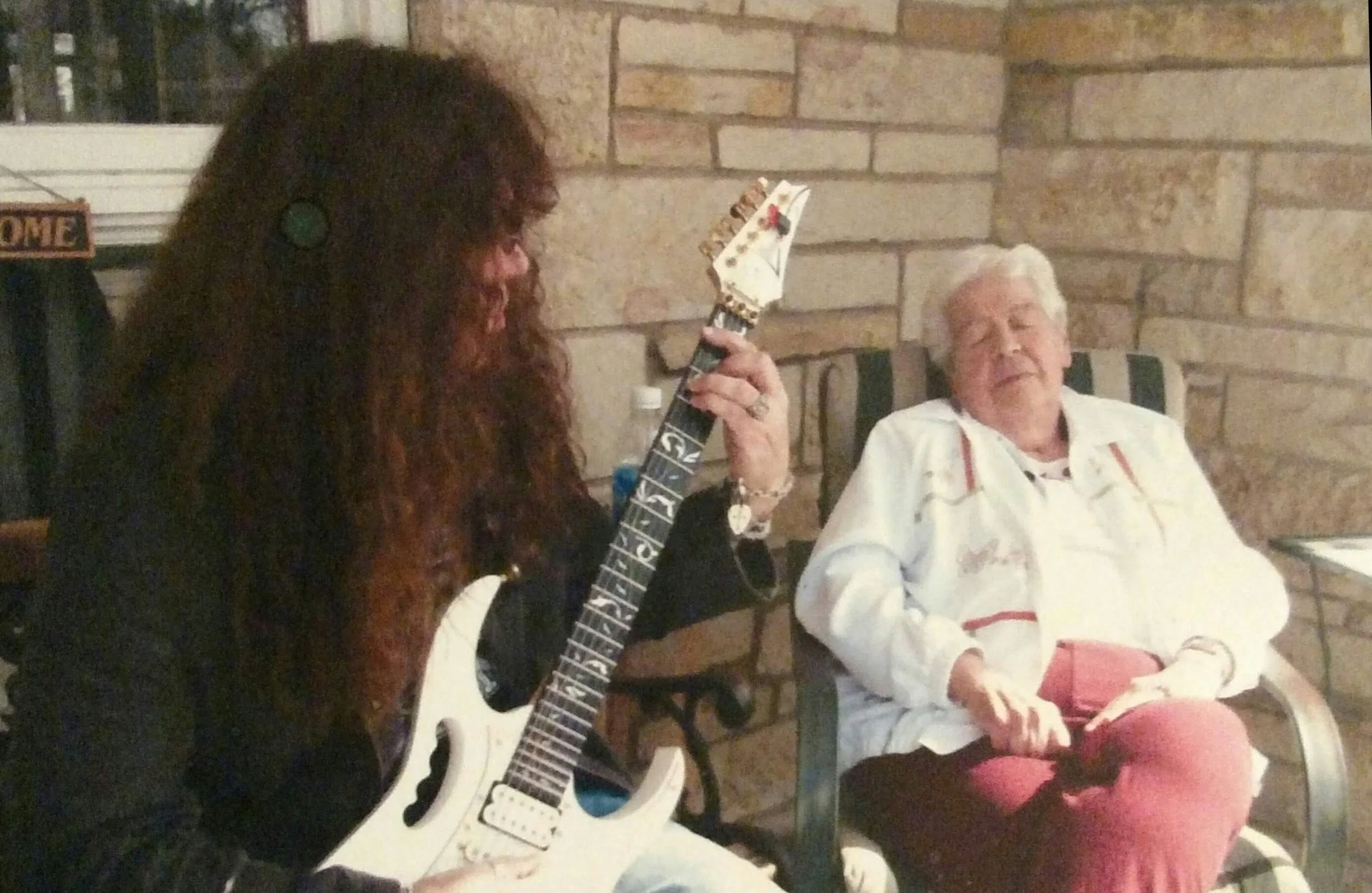 Playing my mom to sleep