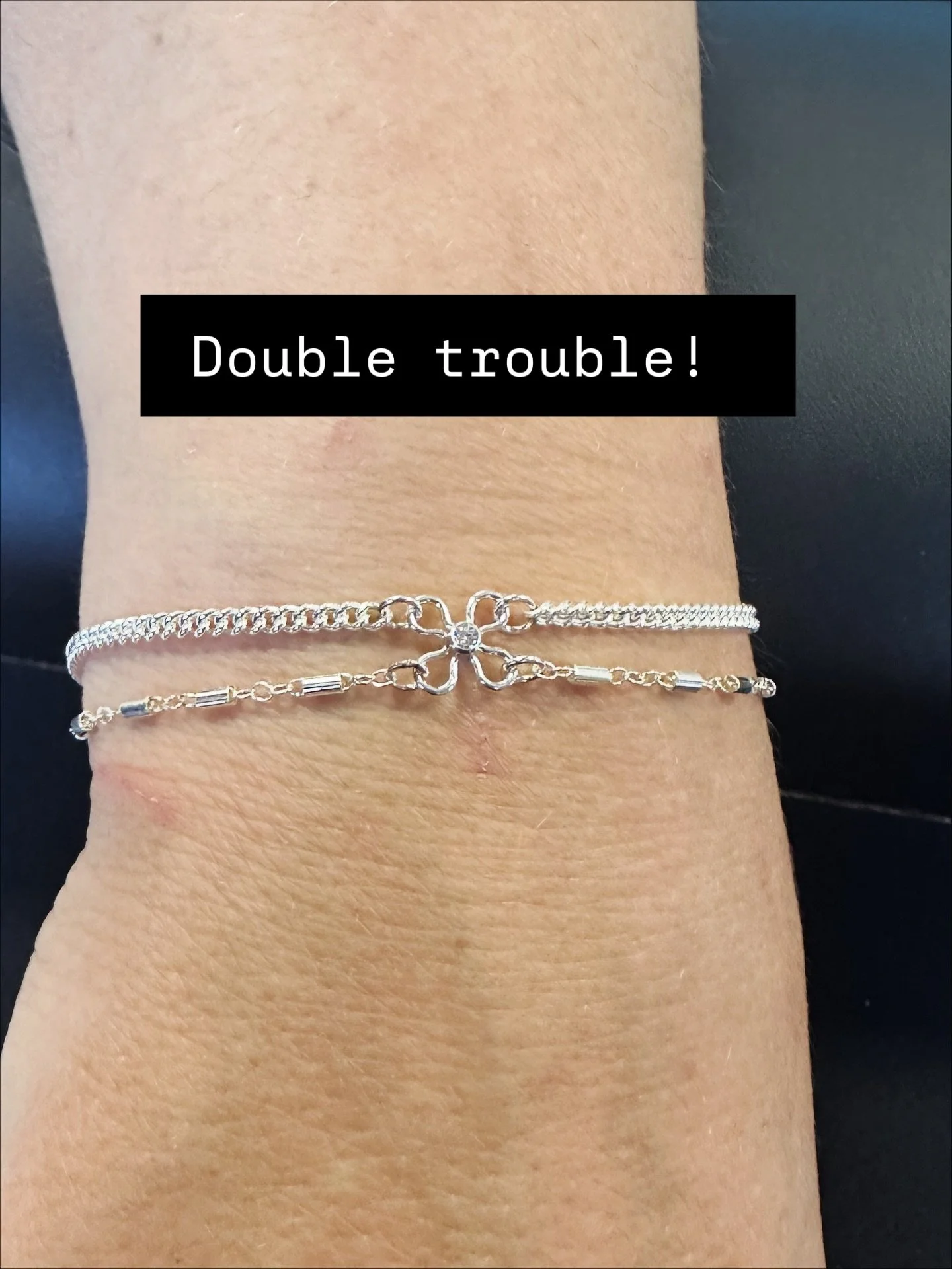 Loving this double bracelet 🥰