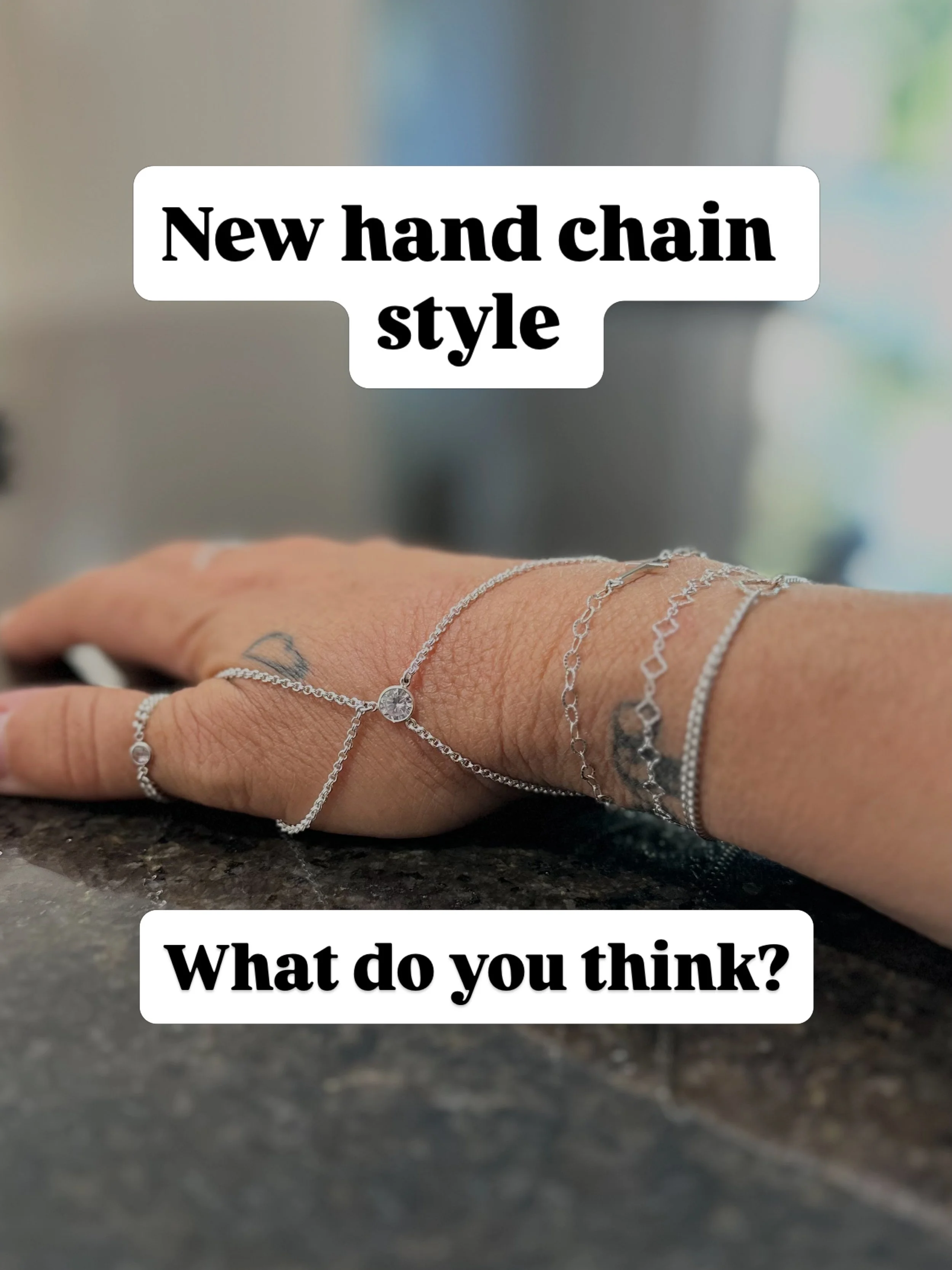 So far I am loving this new hand chain style. It&rsquo;s very comfortable and must be flashy because everywhere I&rsquo;ve gone I&rsquo;m getting compliments. What do you think?
