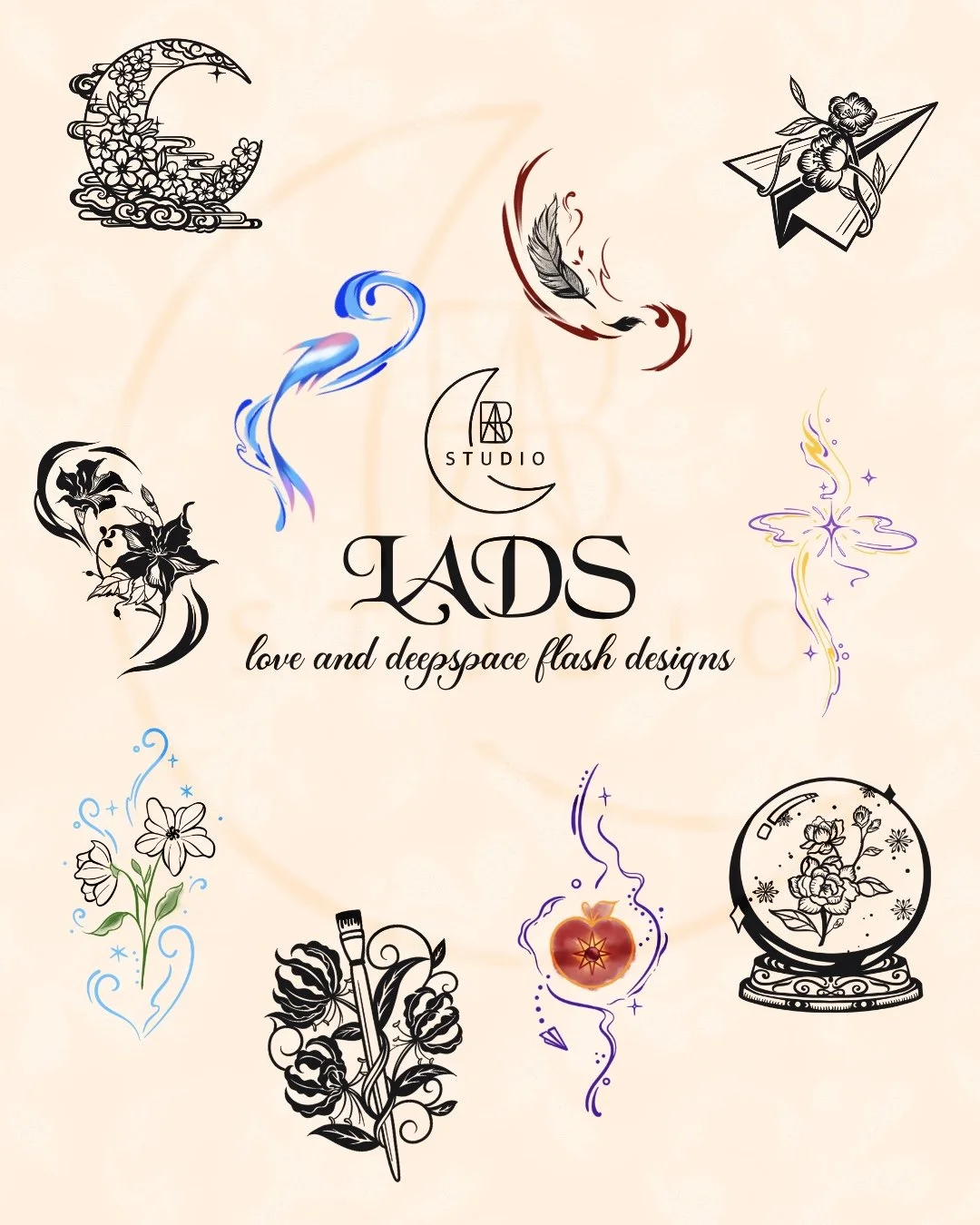 Love and Deepspace Flash Designs 