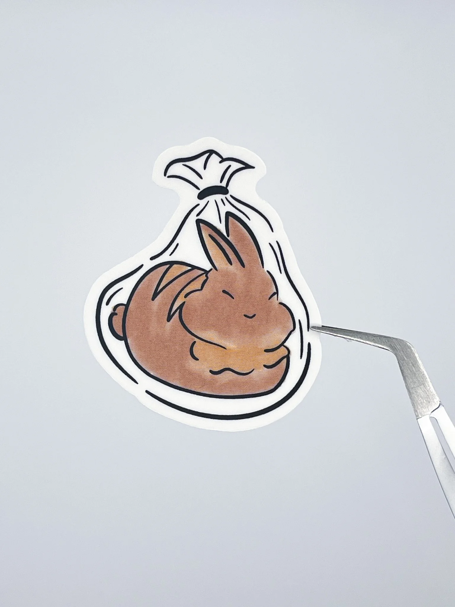 Bun Loaf Temporary Tattoo Sticker