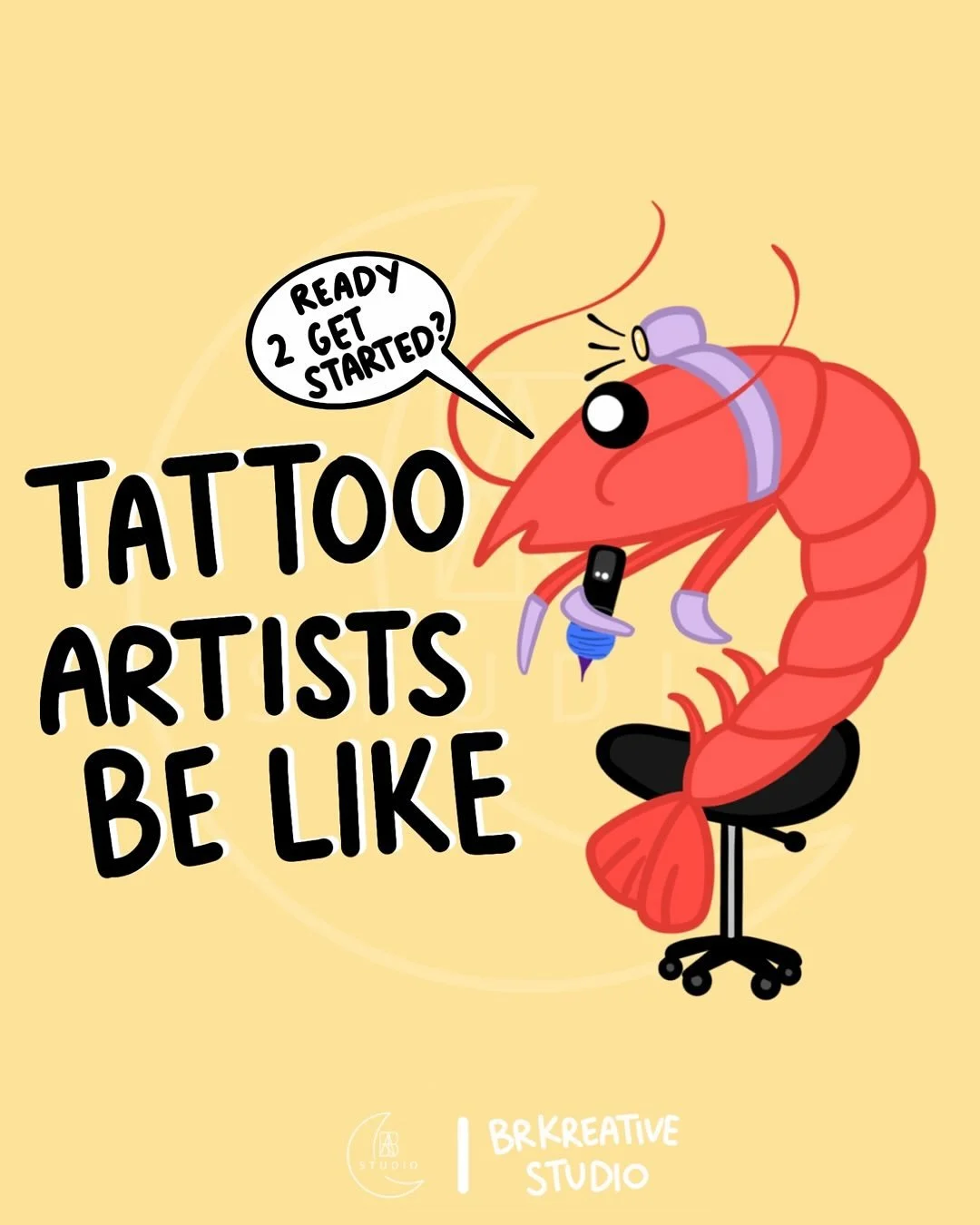 teehee silly lil shrimpback sticker design after I posted my reel last week

will be making these stickers hopefully soon!

#tattooartist #tattoomeme #funny #cute