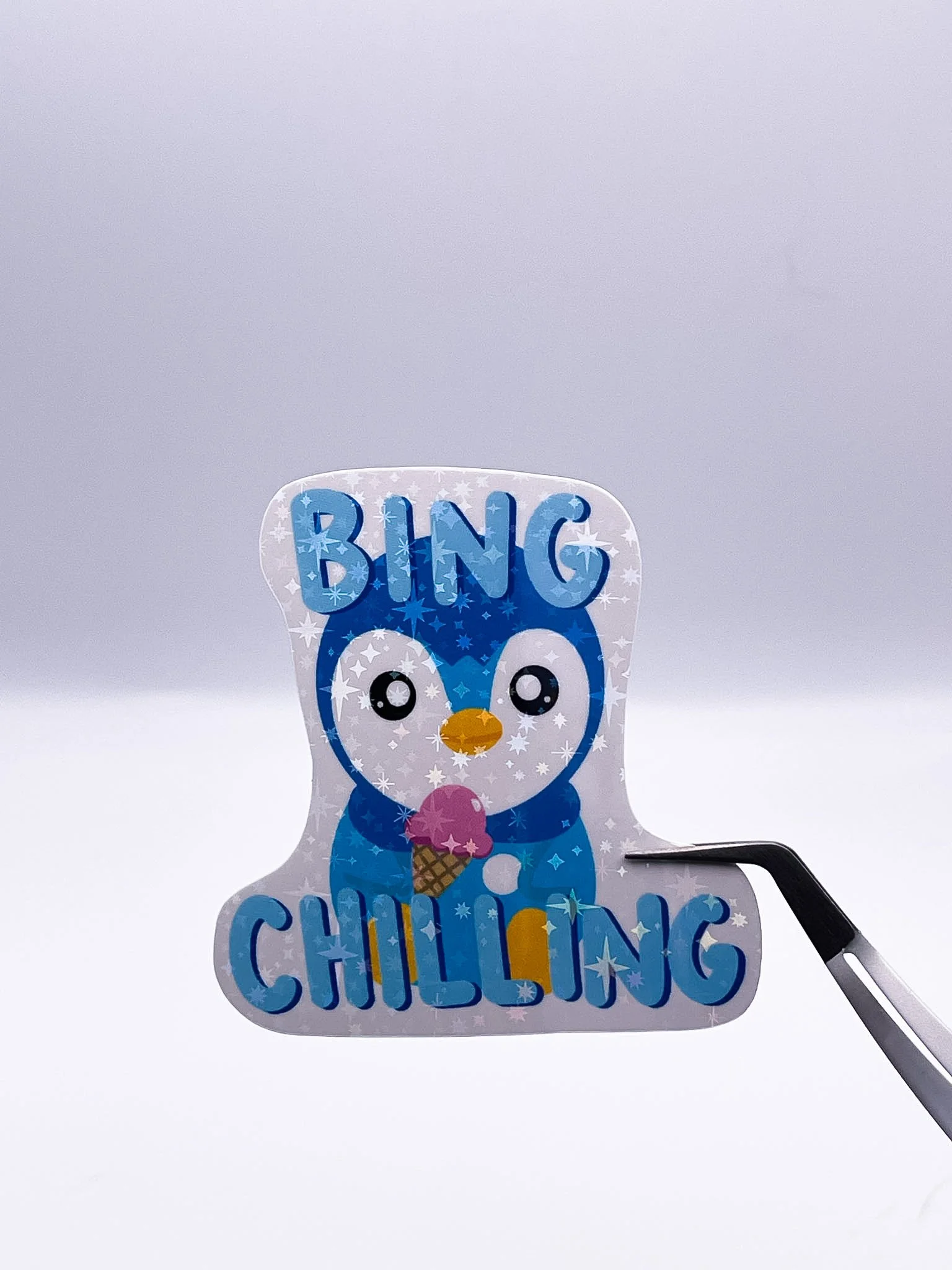 Bing Chilling Sticker