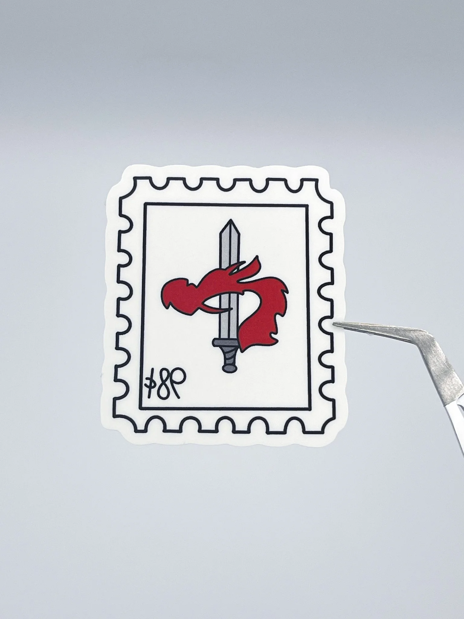 Dragon Sword - Stamp Temporary Tattoo Sticker