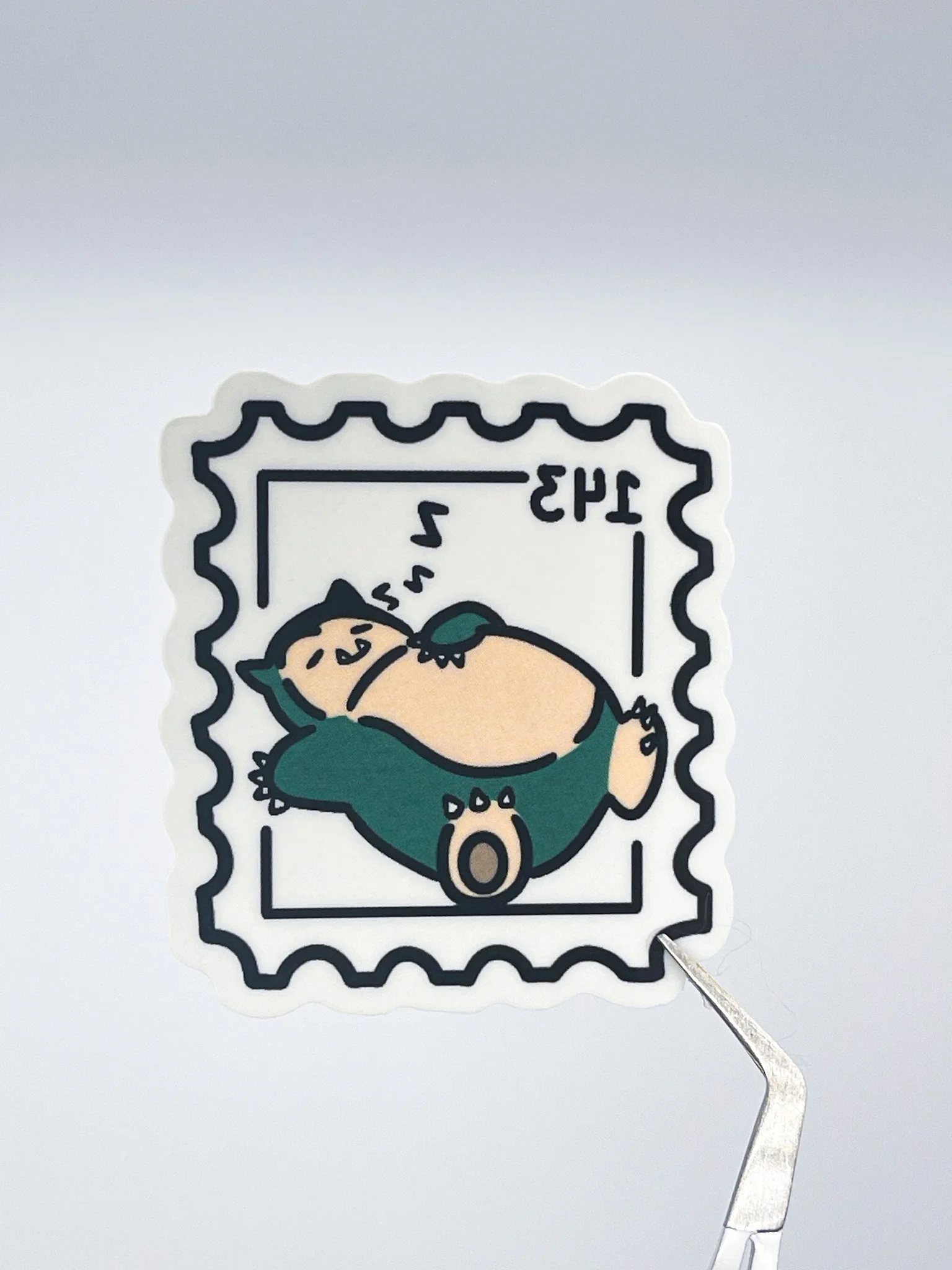 Sleepy Monster - Stamp Temporary Tattoo Sticker