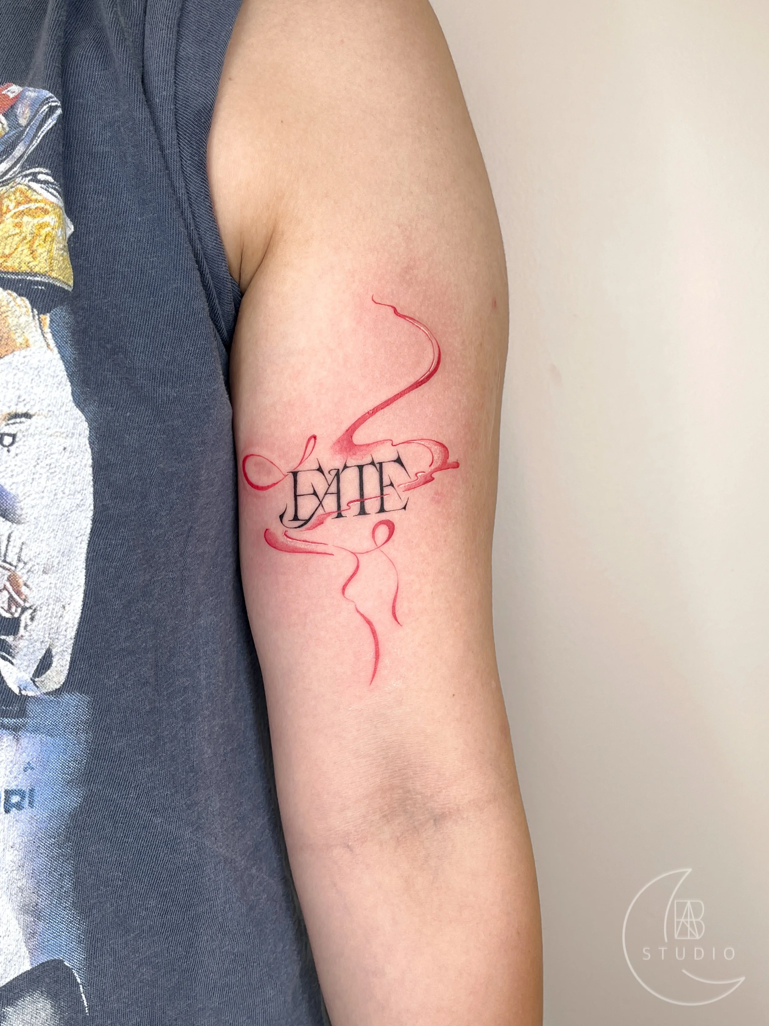 FATE custom Enhypen design w/ whimsical red linework