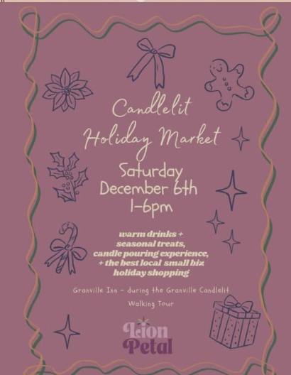 Lion Petal Exchange Candlelit Holiday Market 