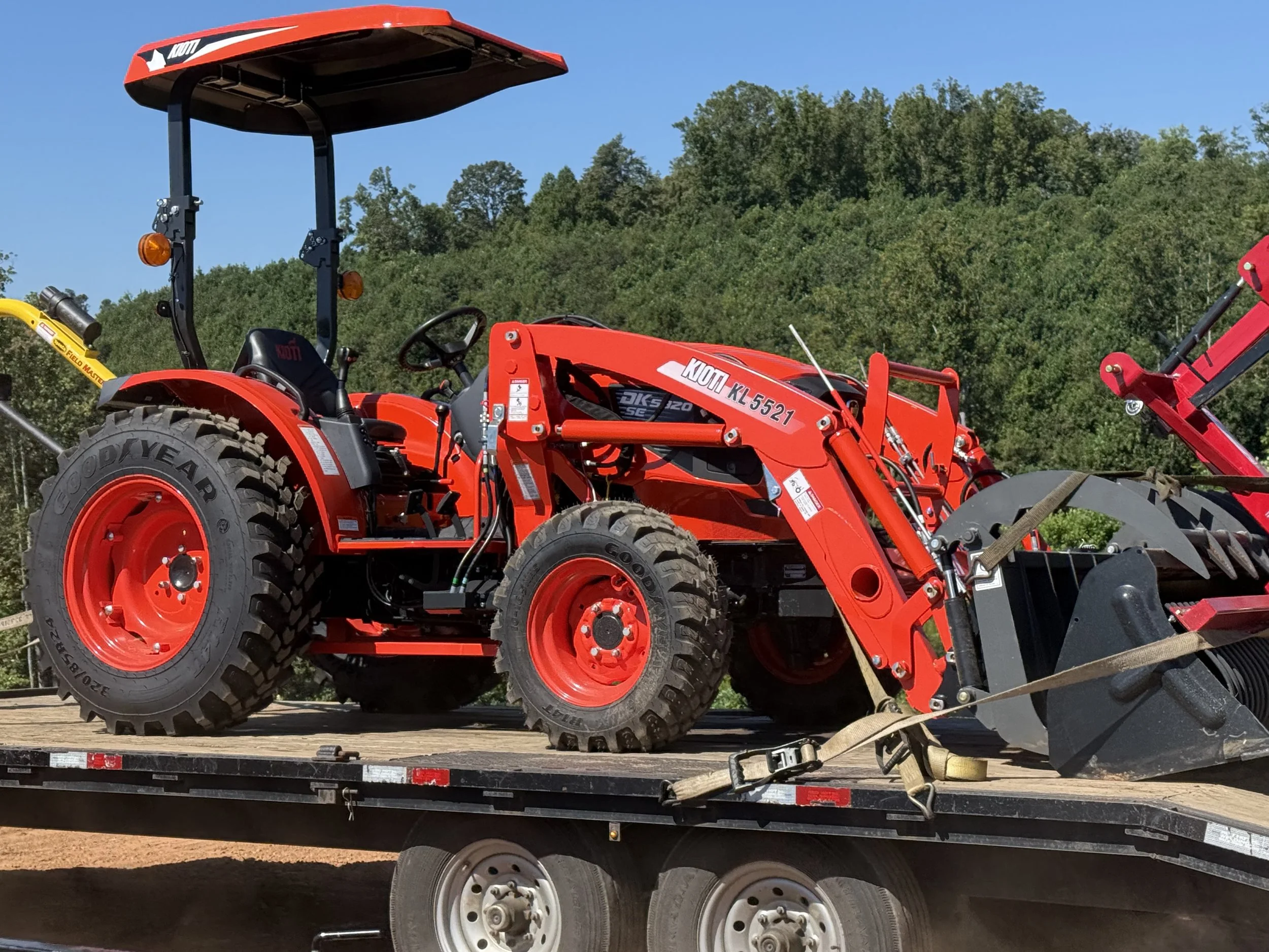 Finally! The Tractor Arrived!