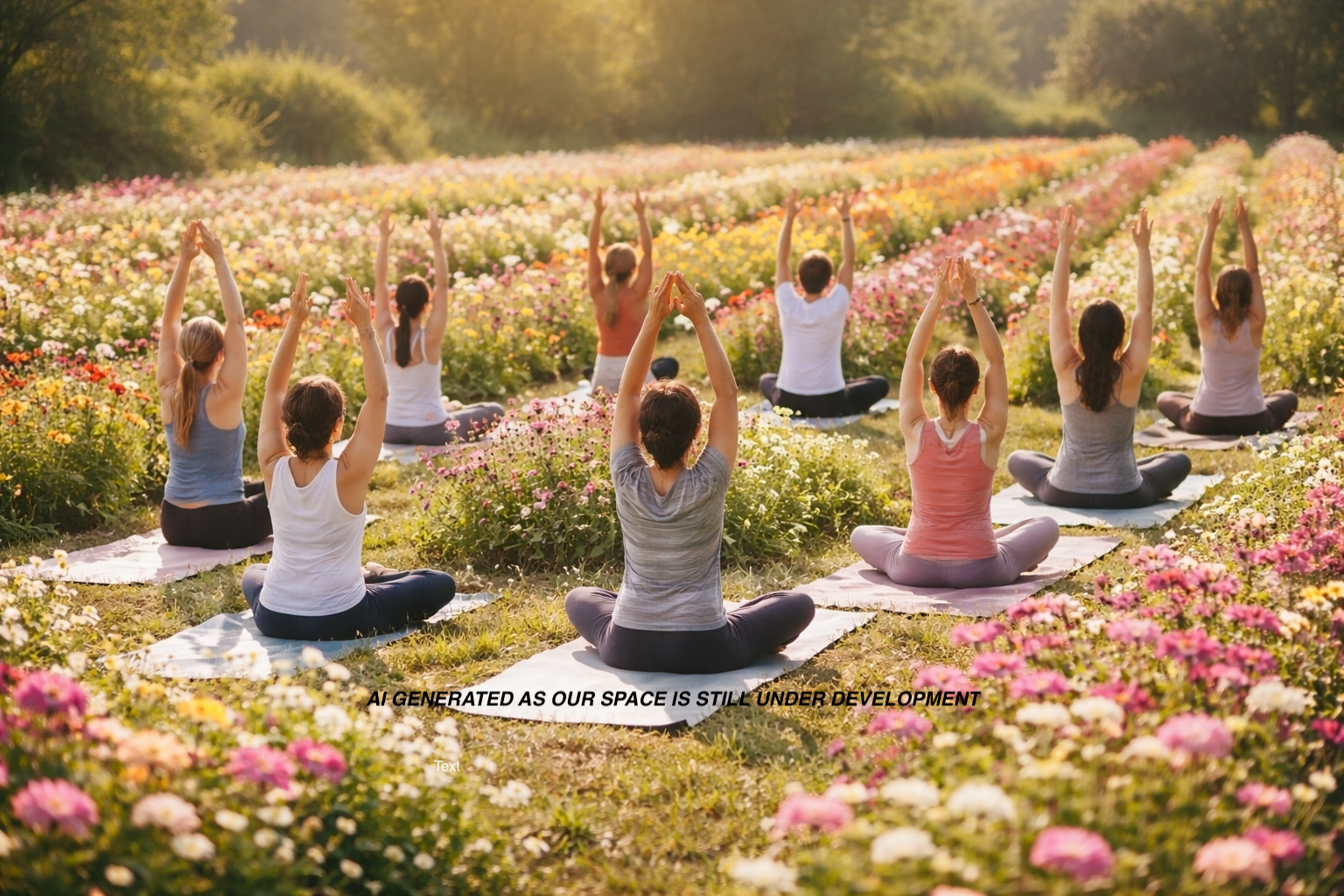 Yoga with the Flowers