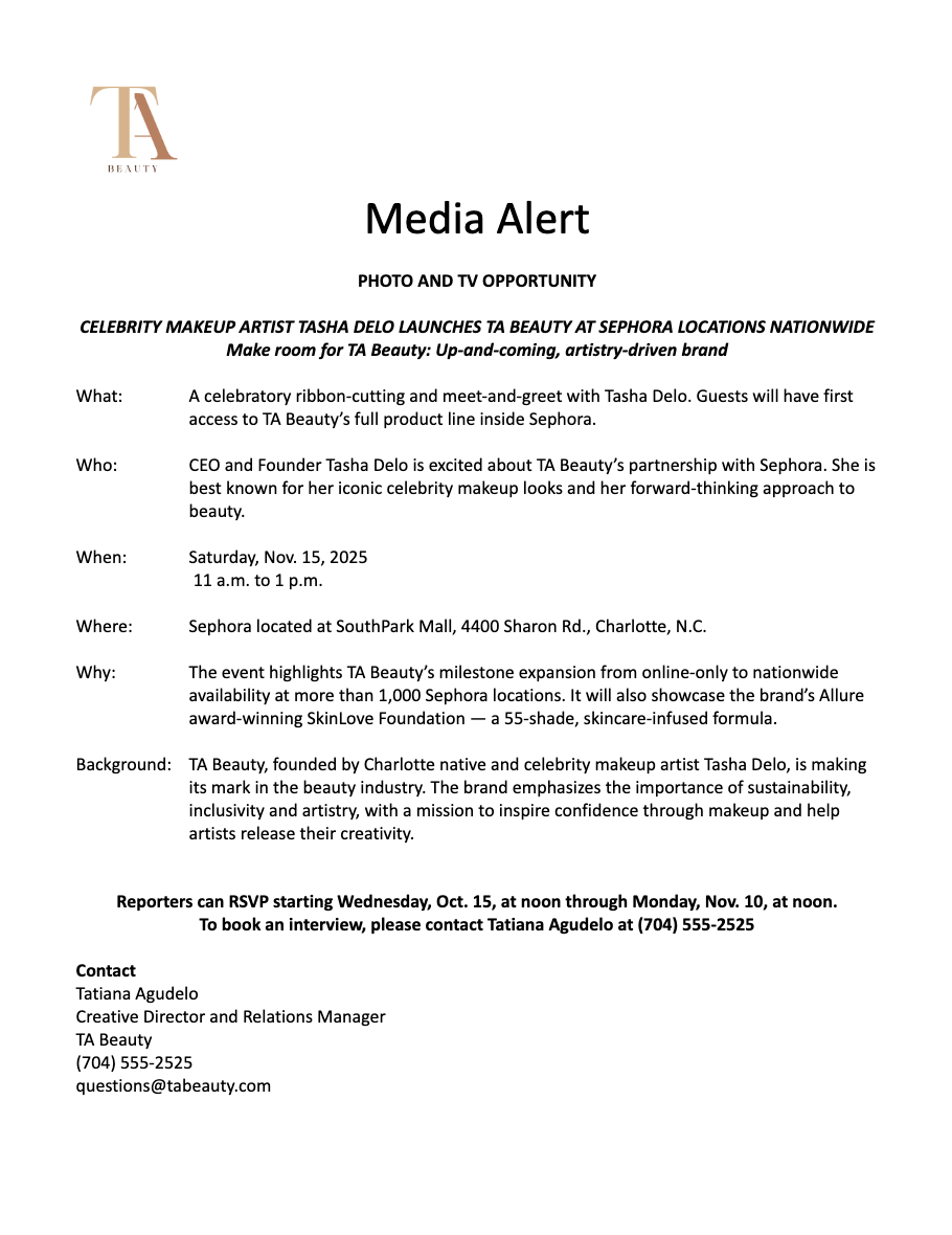 Media Alert