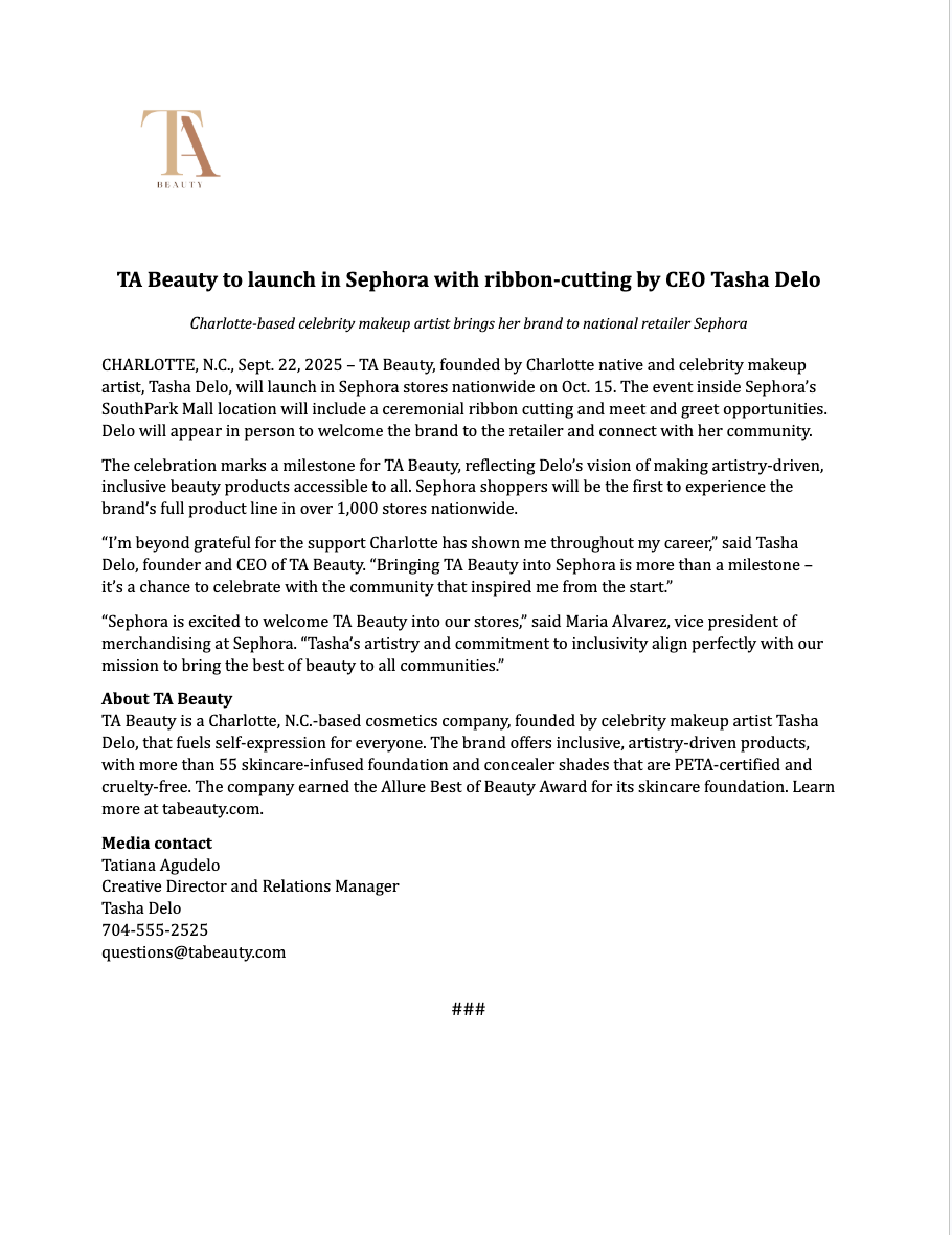 Press Release No. 1