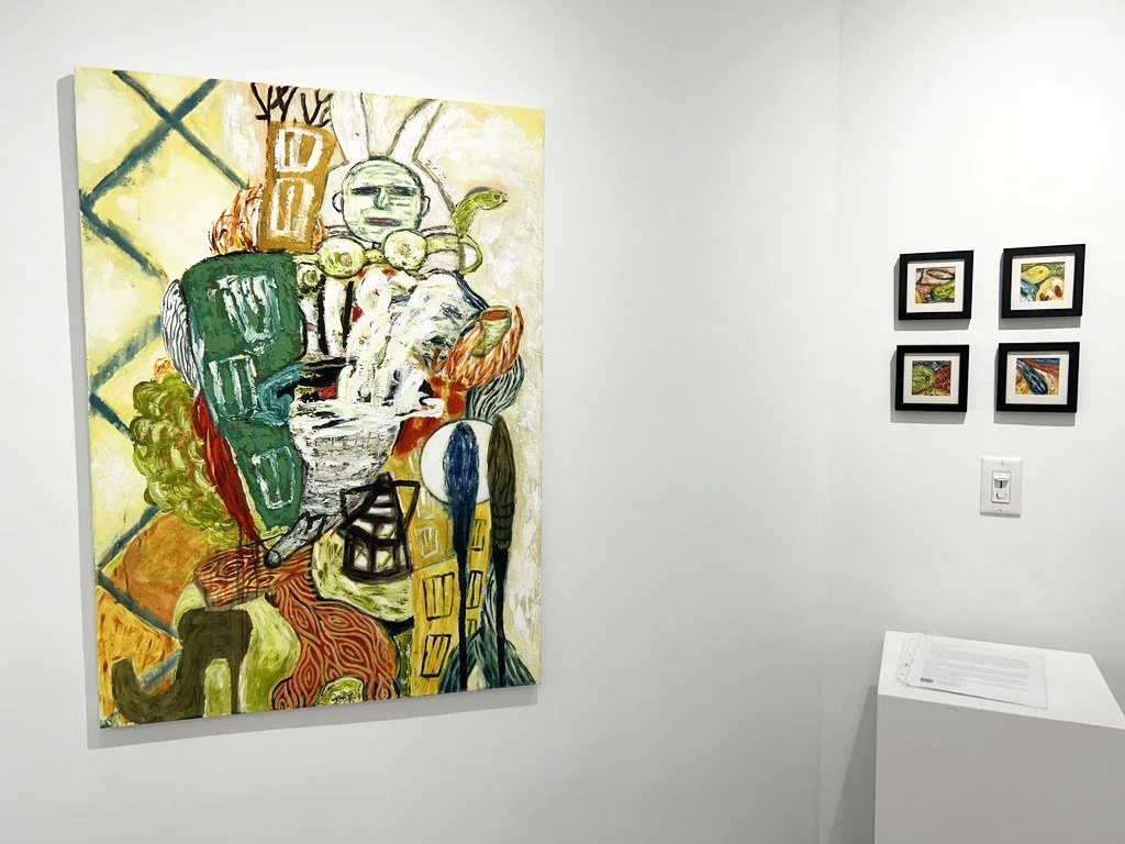 Installation view, Angell Street Galleries, April 2026