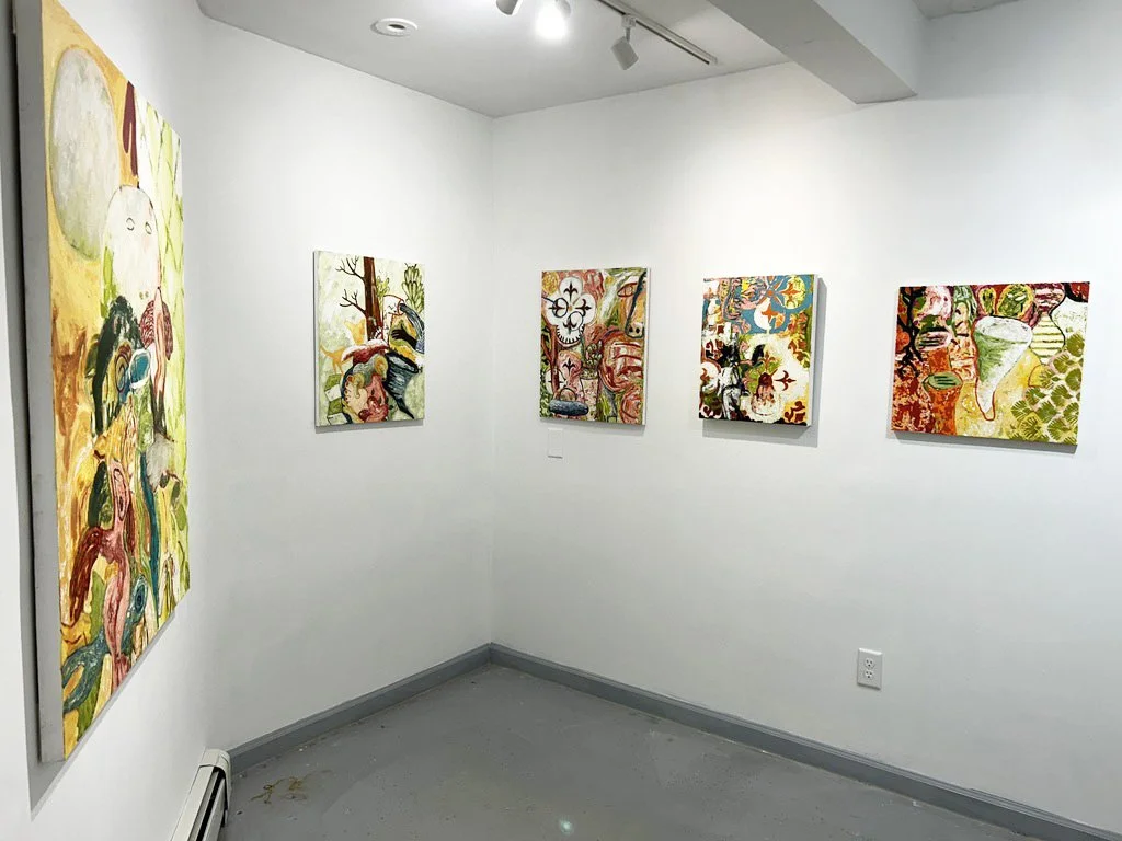 Installation view, Angell Street Galleries, April 2026