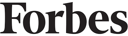 Logotipo de Forbes en color negro.