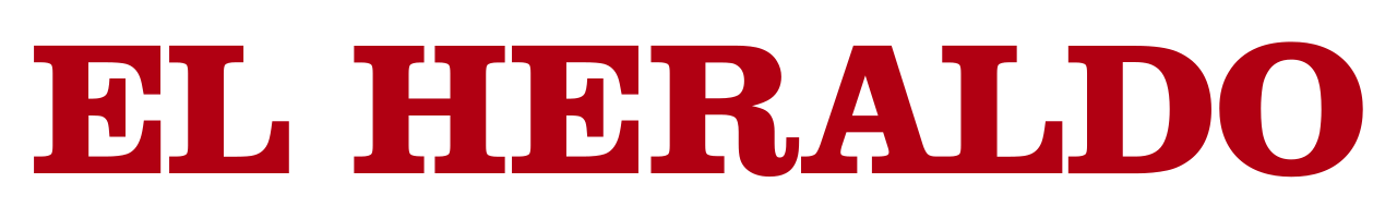 Texto en letras grandes y rojas que dice 'EL HERALDO'