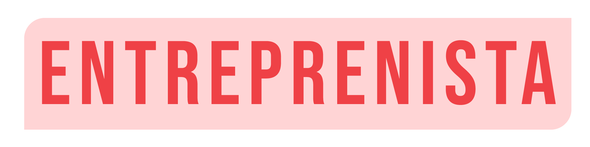 Botón rosado con texto en rojo que dice 'ENTREPENISTA'.