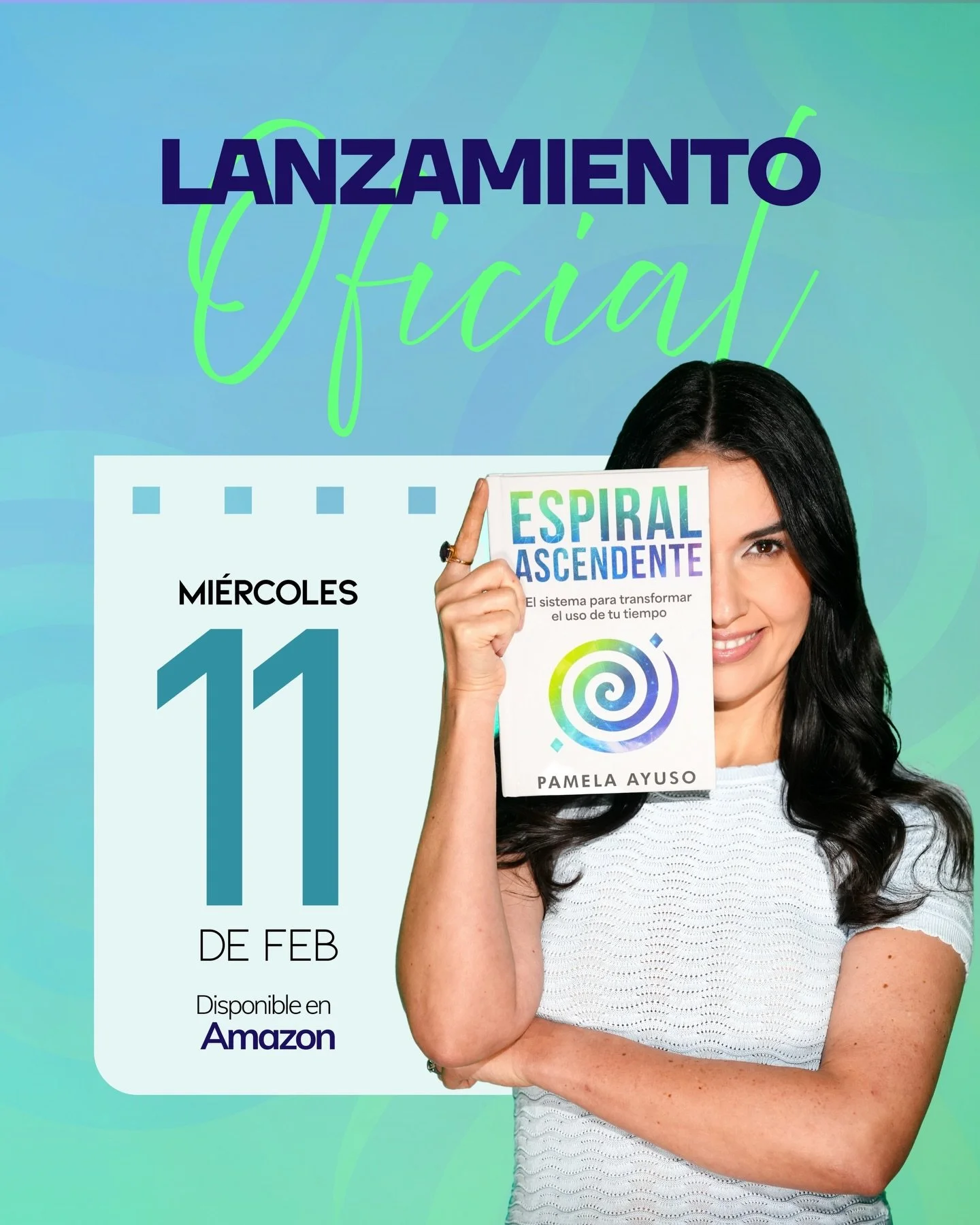 Este mi&eacute;rcoles 11 de febrero Espiral Ascendente llega a Amazon. 🌀

No es un m&eacute;todo para hacer m&aacute;s en menos tiempo.
Es un sistema para dejar de vivir corriendo,
para usar el tiempo con m&aacute;s conciencia
y tomar decisiones que