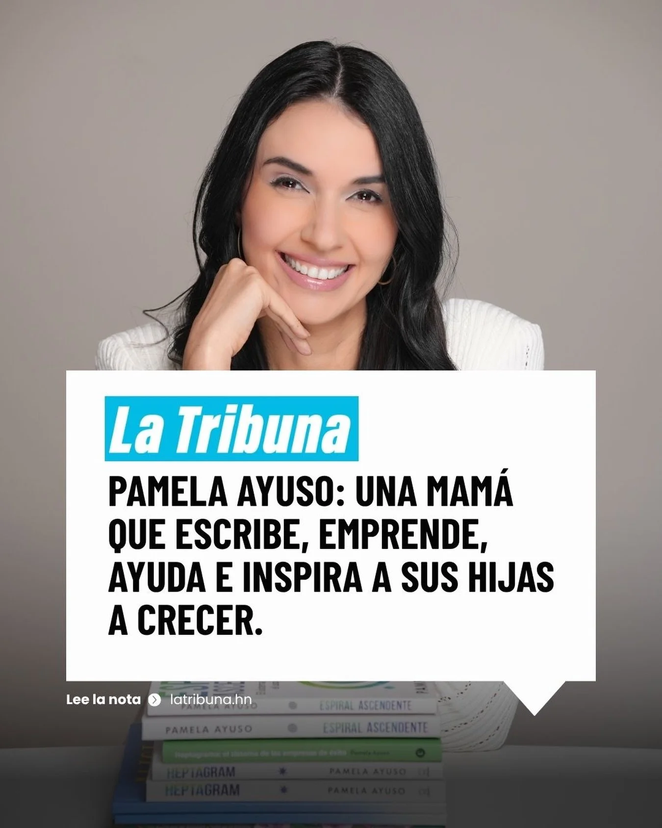 Mil gracias a @latribunahn por esta nota tan linda sobre mi camino como mam&aacute;, escritora y emprendedora.

Me hizo pensar en algo que vivo todos los d&iacute;as: nuestras hijas no aprenden solo de lo que les decimos.
Aprenden de lo que ven.

Ven