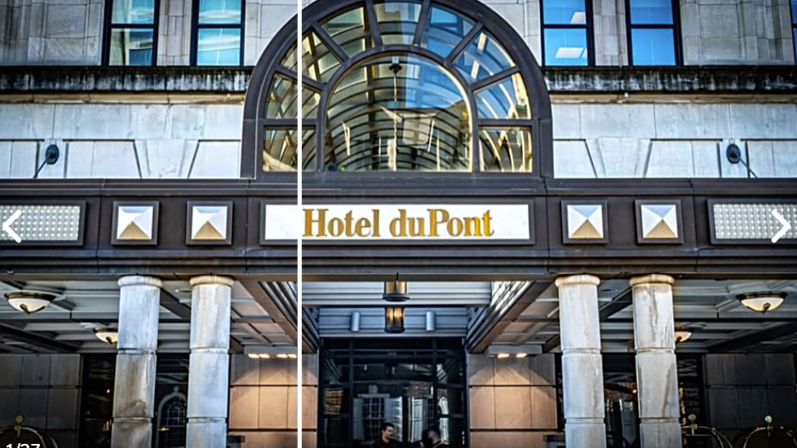 New website and content for Hotel Dupont.