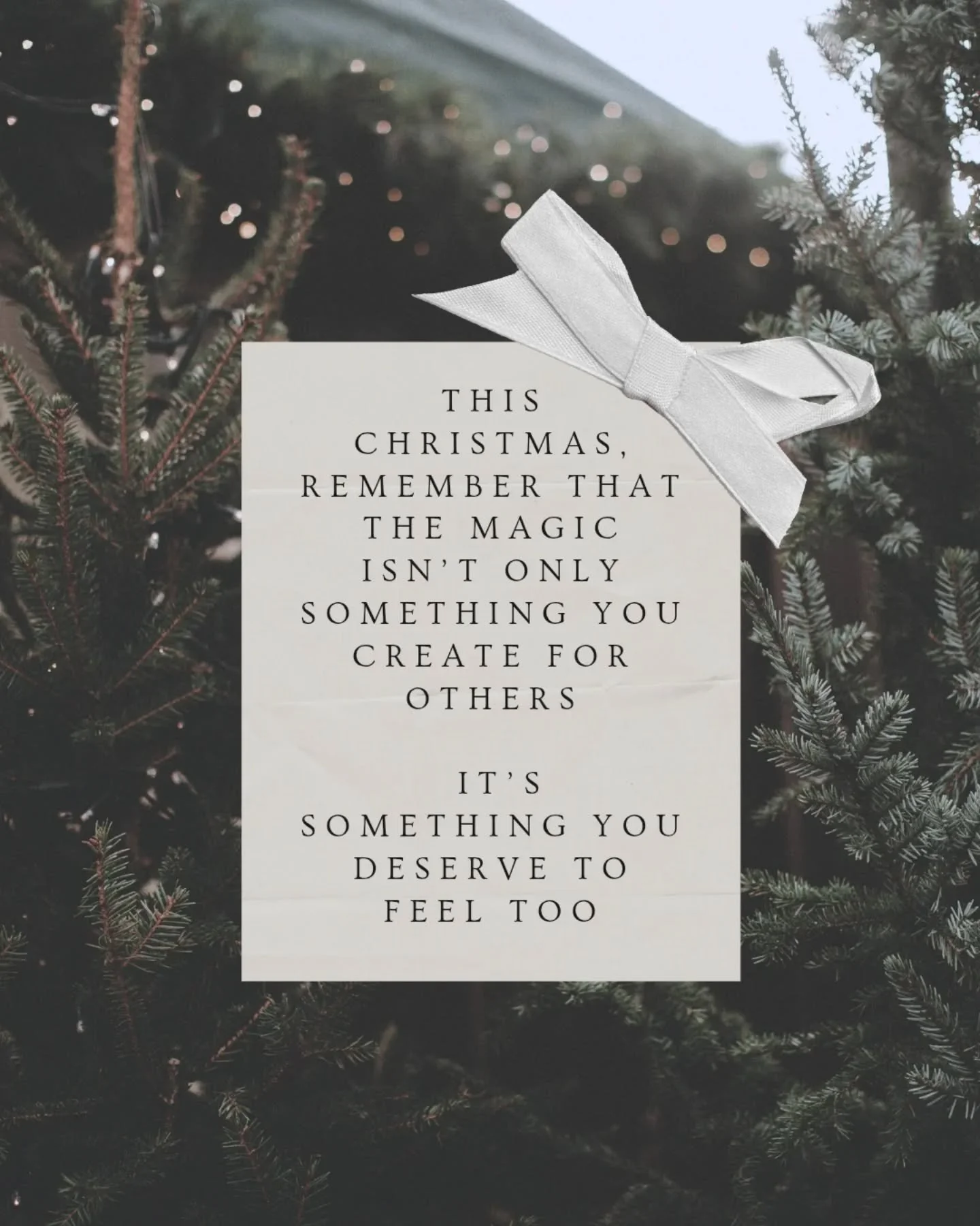 🍄✨️🎄✨️ T H E  H O L I D A Y S 🎄✨️🎄🍄

The christmas season can be joyful, but it can also be busy, overwhelming, and emotionally heavy. In between giving, planning, hosting, wrapping, and showing up for everyone else&hellip; pause and ask yoursel