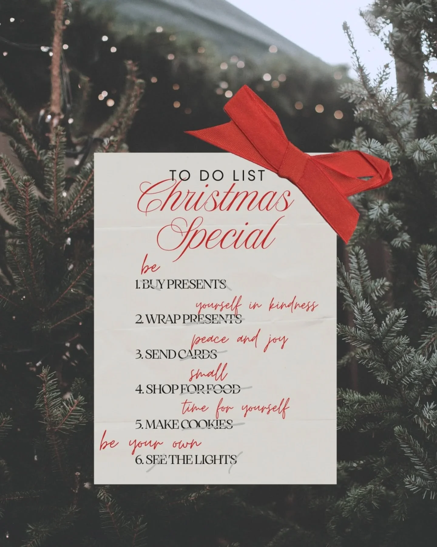 Meeting yourself where you are is the new Christmas tradition worth keeping 🎄✨️💓

#TherapyTalk #SelfCompassion #HolidayHealing #EmotionalWellbeing #BoundariesAreHealthy #MentalHealthMatters #ChristmasCare #InnerWork #HealingJourney #GentleReminder