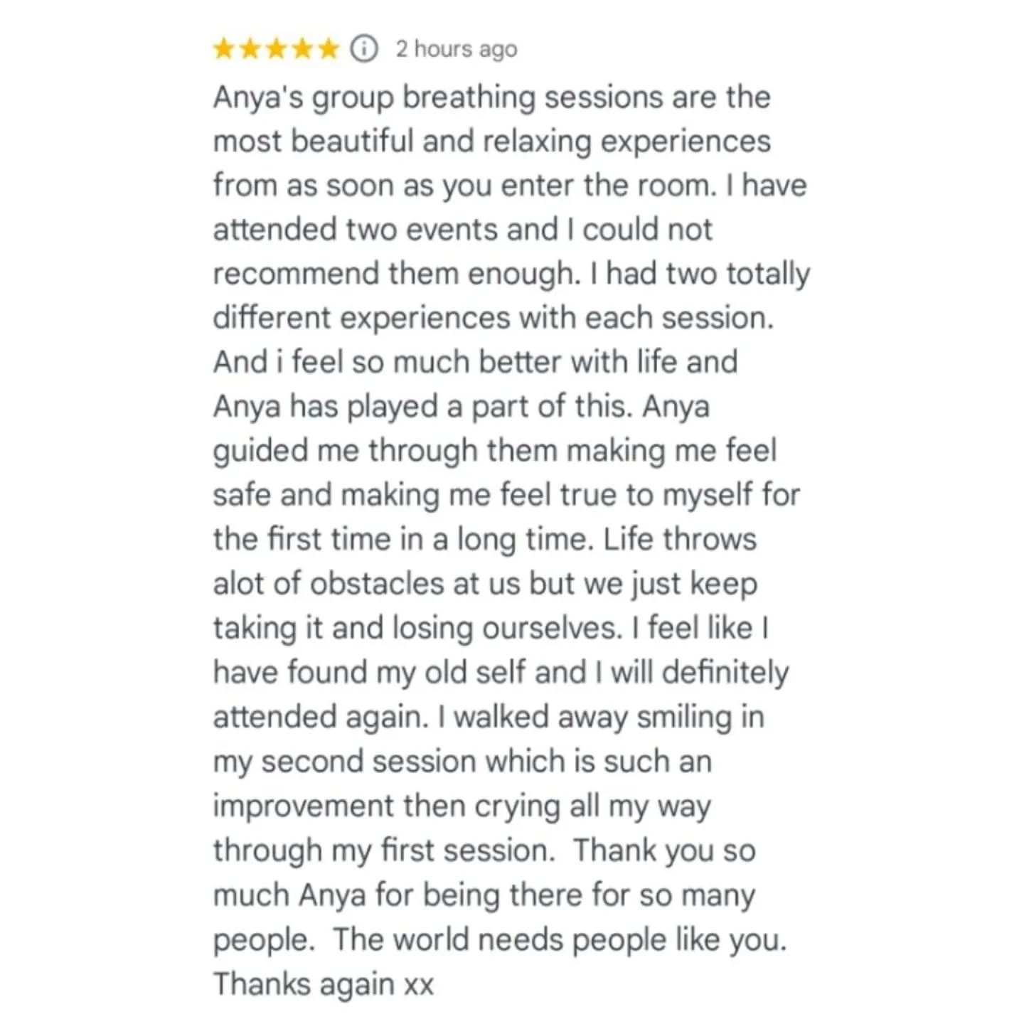 ✨️🍃✨️ CLIENT REVIEWS ✨️🍃✨️

Starting a small business can be overwhelming.

Trusting the process and believing in yourself is key, ignoring the self doubt and leaning into the fear. 

Receiving reviews like this make it all worthwhile. I am so grat