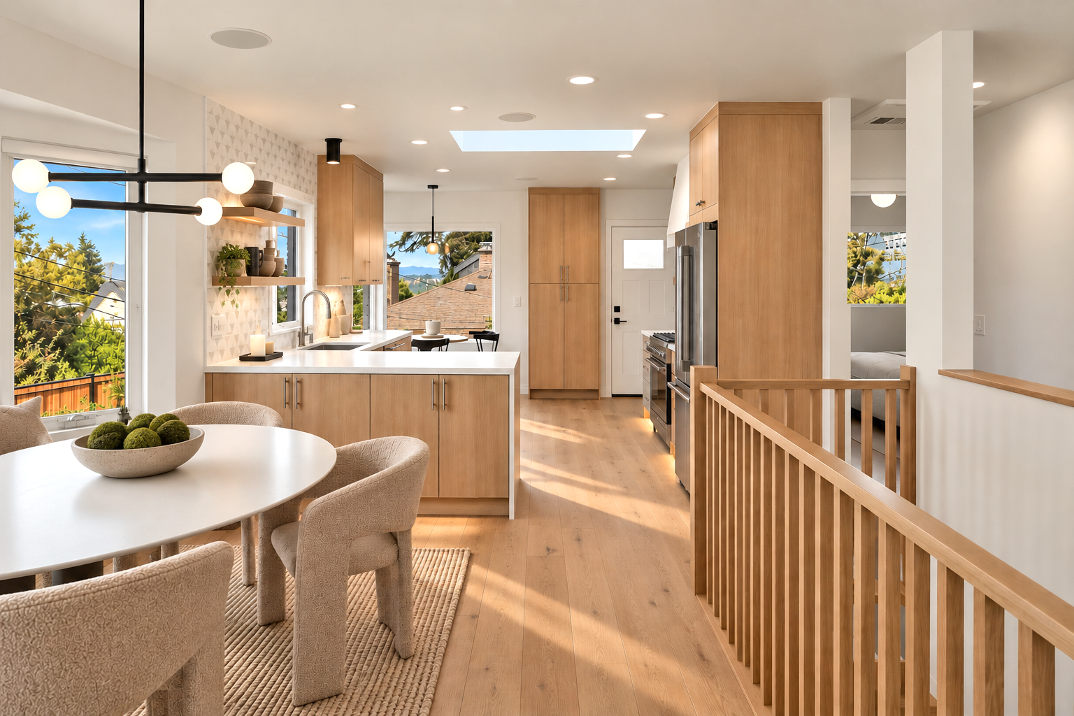 Sunlit Scandinavian Kitchen and Dining Area.png